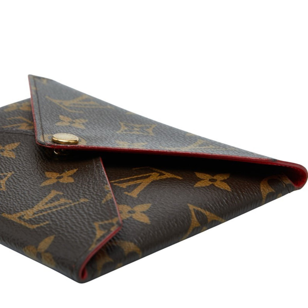 Louis Vuitton Monogram Brown Red Color Pvc Leather Pochette