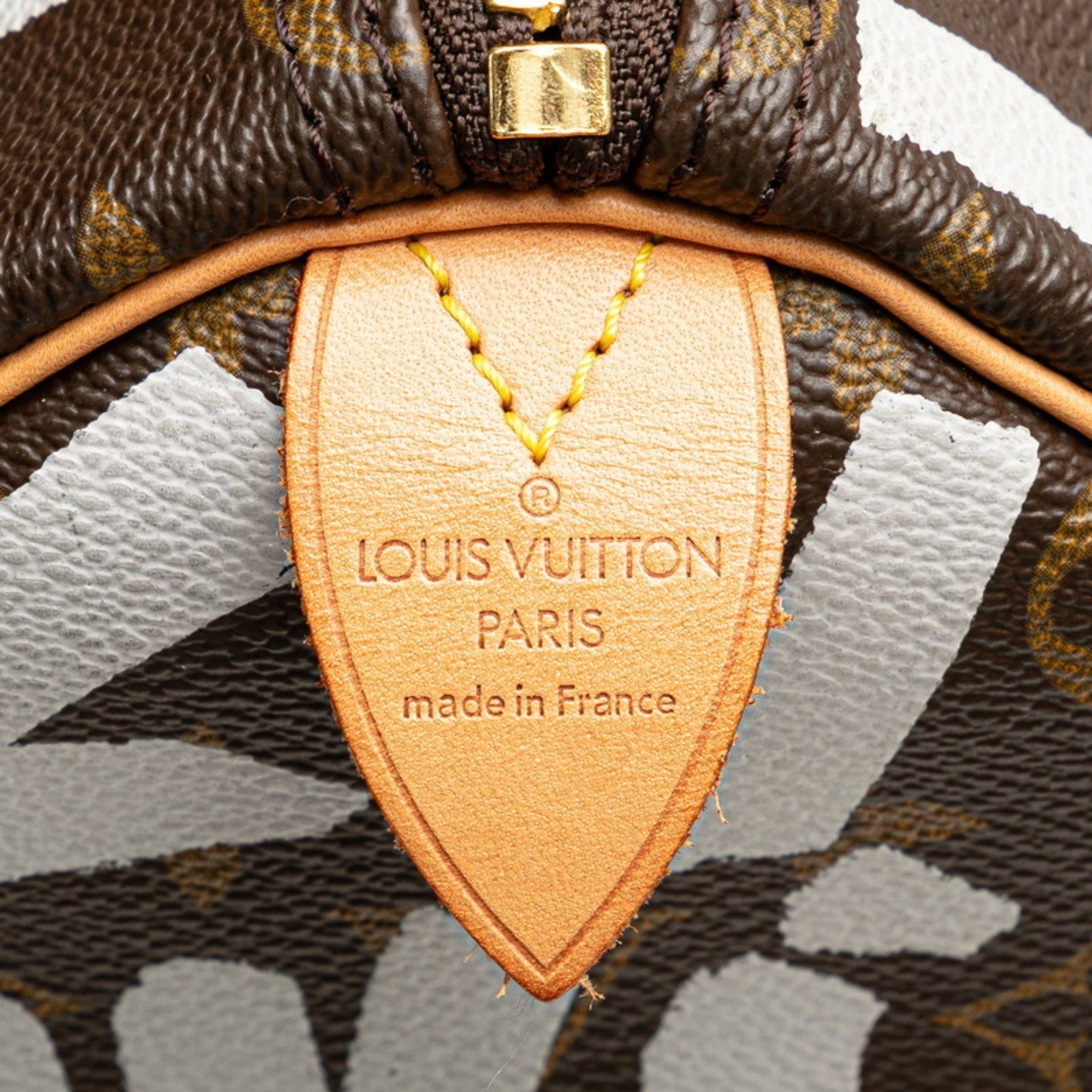 Louis Vuitton Argent Brown Pvc Leather Boston Bag