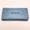 Balenciaga Light Blue Long Wallet (Bi-Fold)