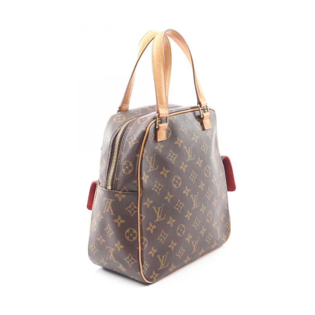 Louis Vuitton Brown Monogram Coated Canvas Leather Handbag