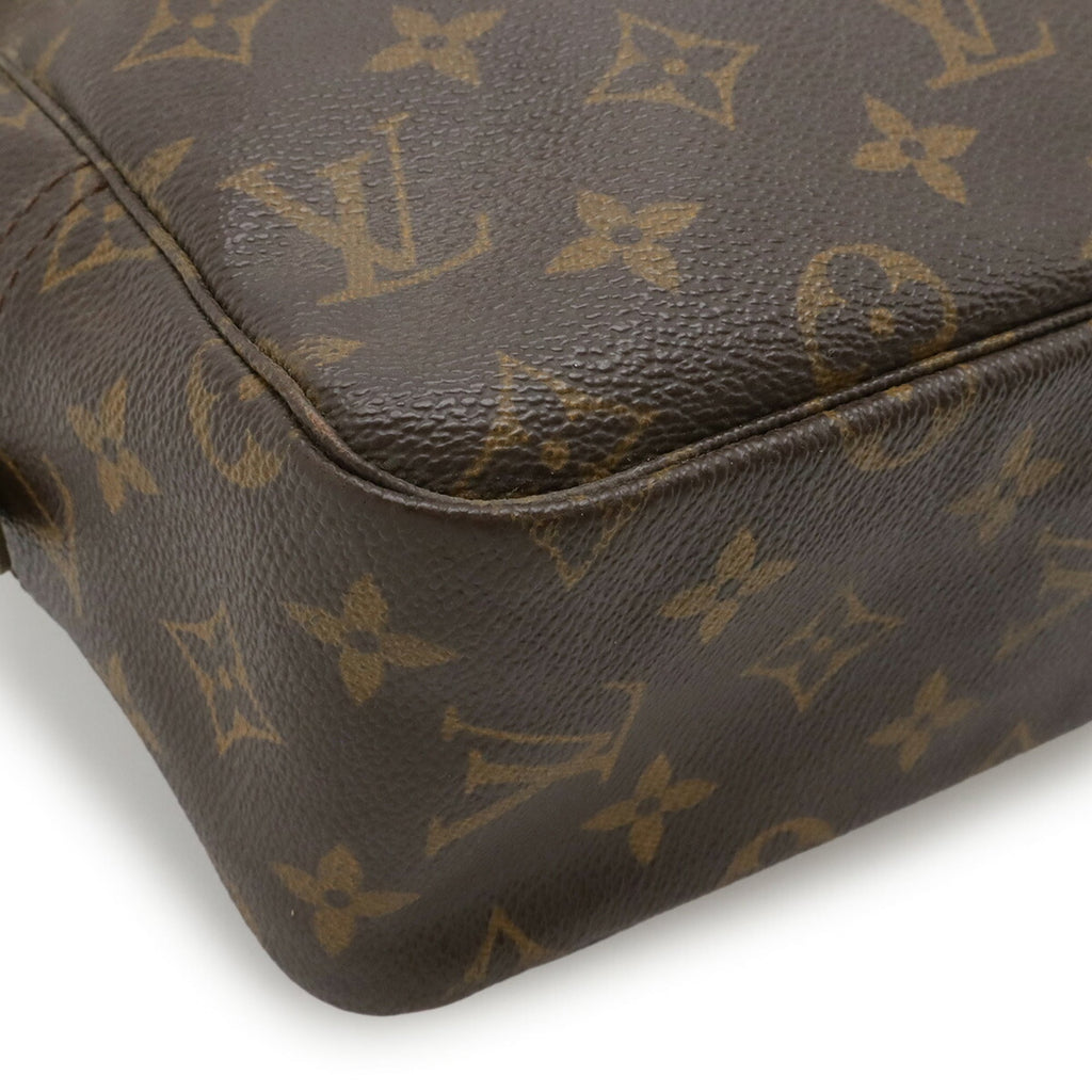 Louis Vuitton Brown Monogram Clutch Bag Pouch