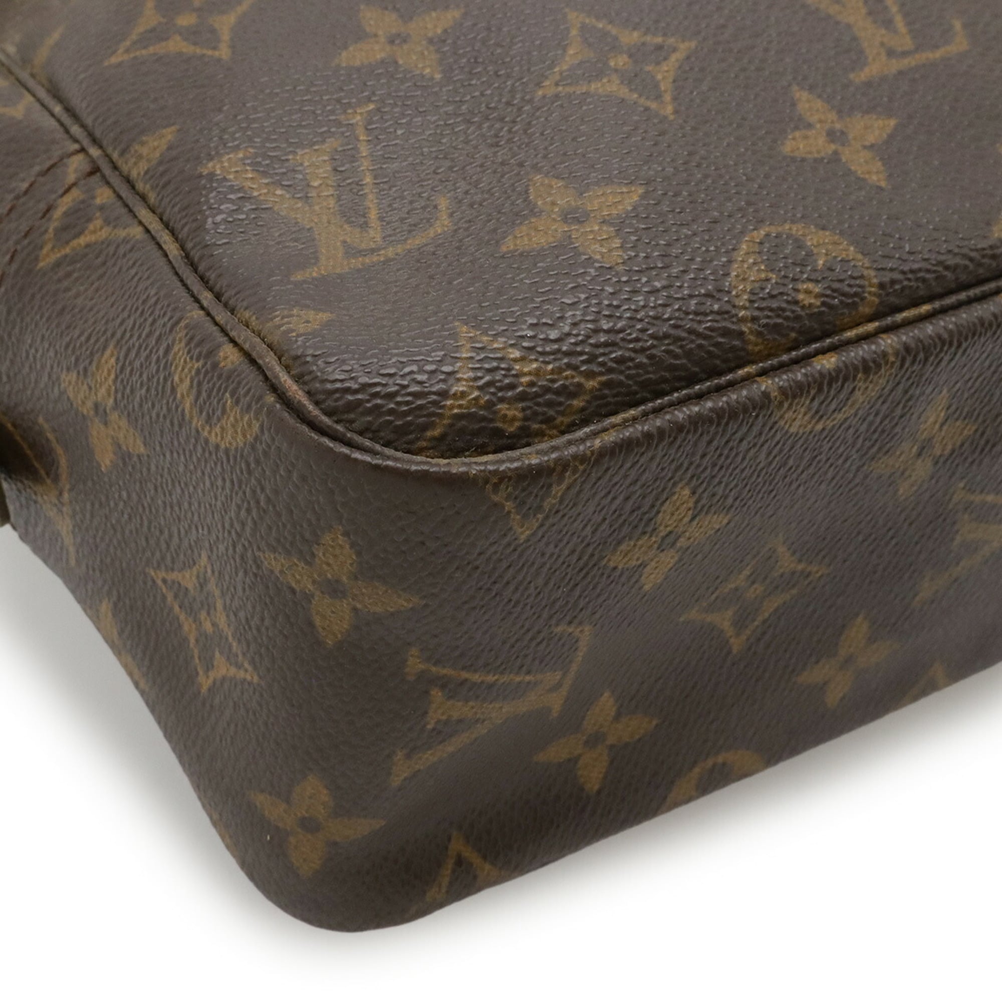 Louis Vuitton Brown Monogram Clutch Bag Pouch