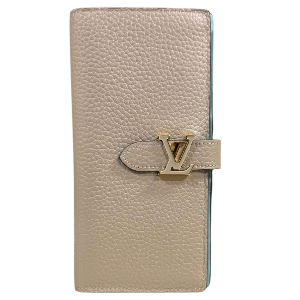 Louis Vuitton Beige Galle Leather Long Wallet