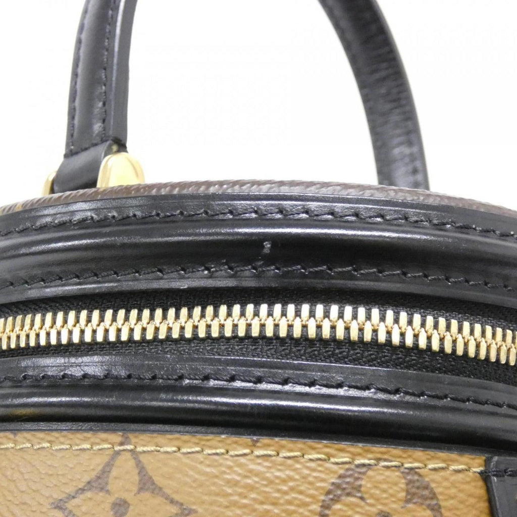 Louis Vuitton Brown Coated Canvas Handbag