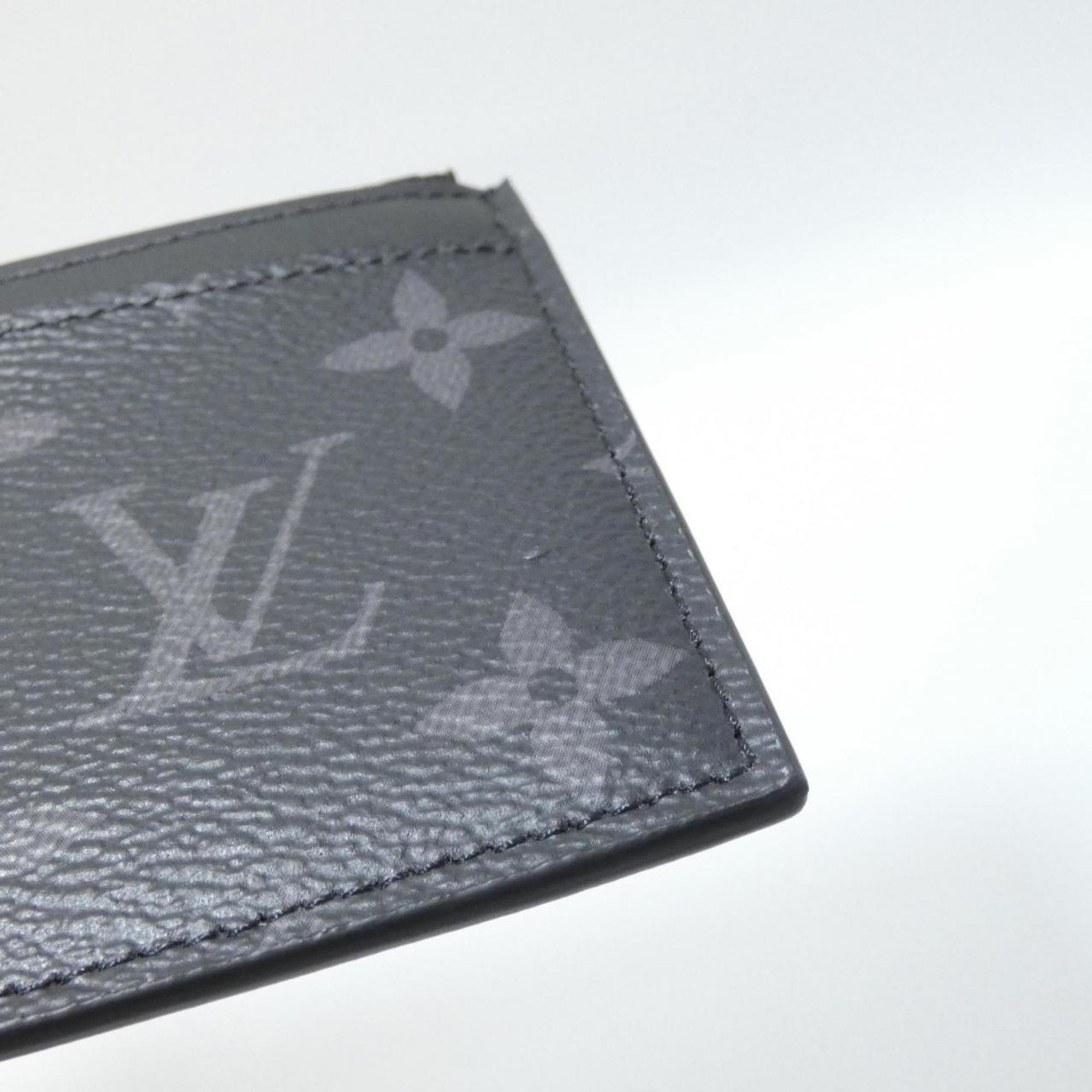 Louis Vuitton Monogram Eclipse Black Coated Canvas Coin Purse/Coin Case