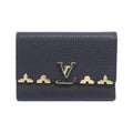 Louis Vuitton Black Leather Wallet (Tri-Fold)