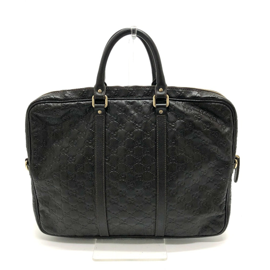 Gucci Brown Leather Briefcase (Pre-Owned)
