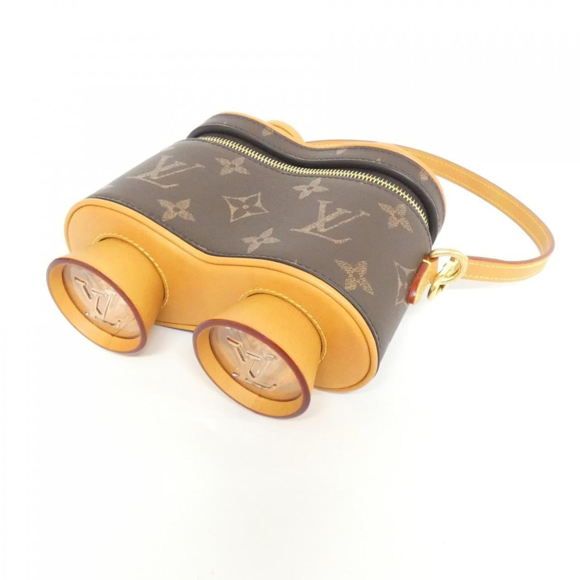 Louis Vuitton Brown Coated Canvas Shoulder Bag