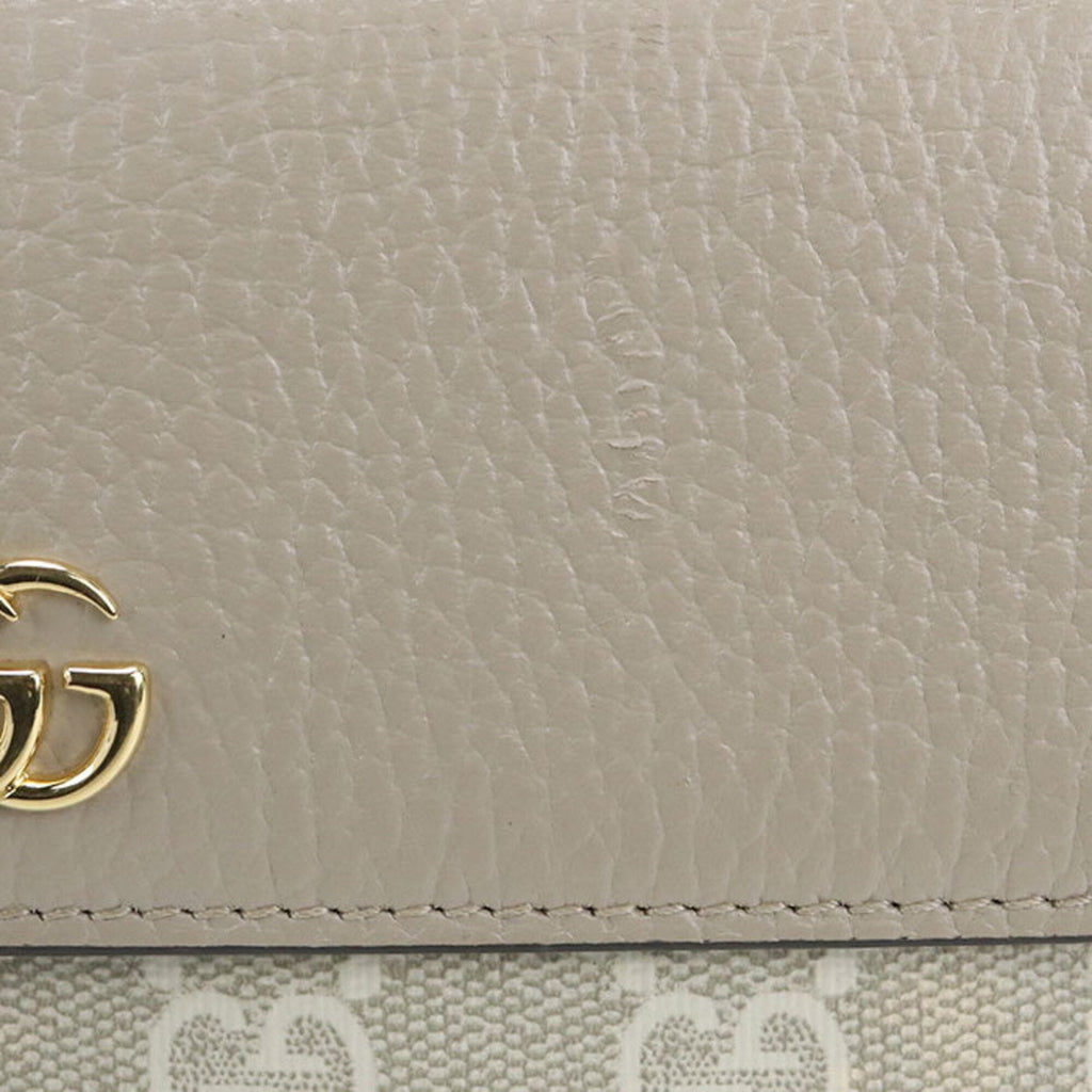 Gucci Beige Gg Supreme Long Wallet (Bi-Fold) (Pre-Owned)