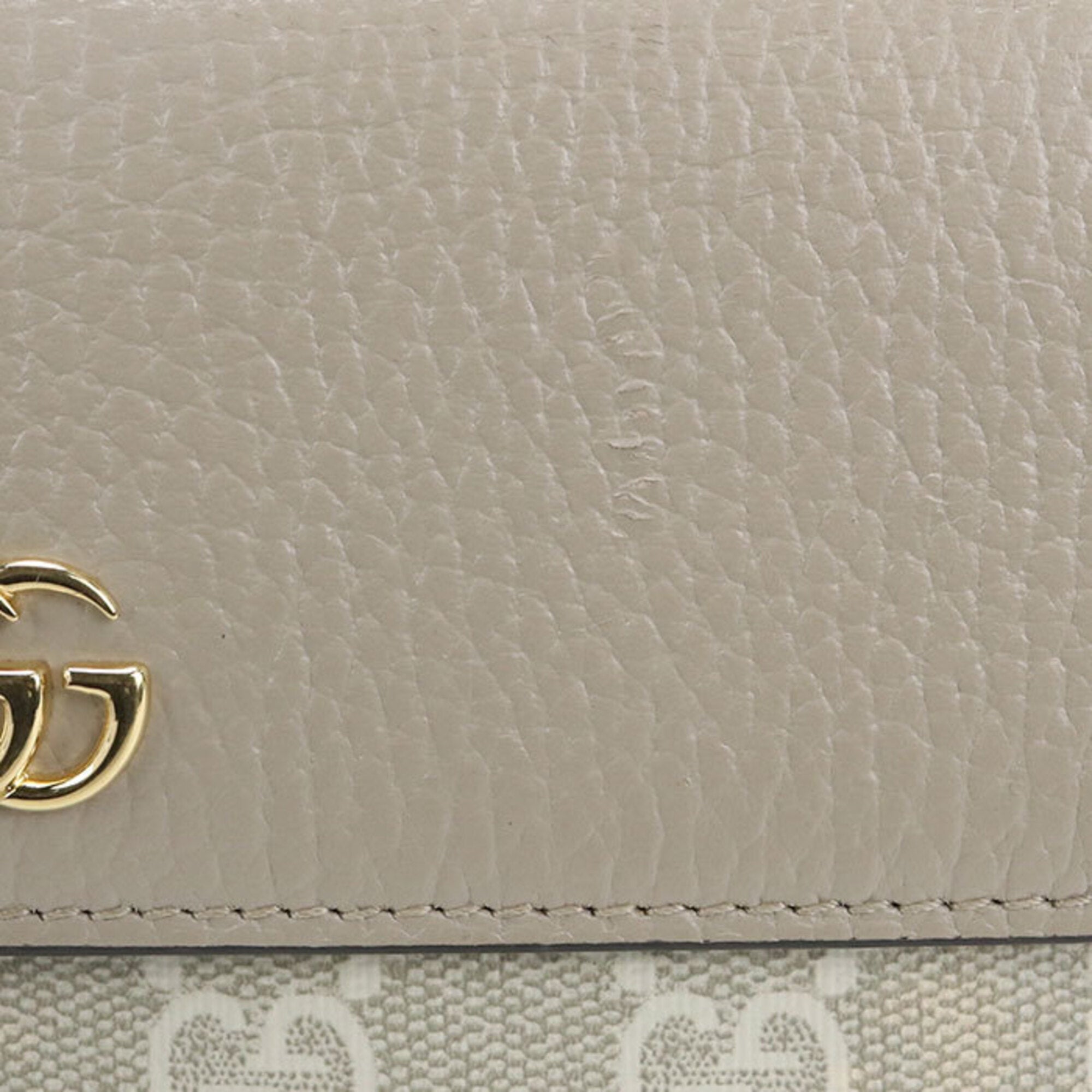 Gucci Beige Gg Supreme Long Wallet (Bi-Fold) (Pre-Owned)