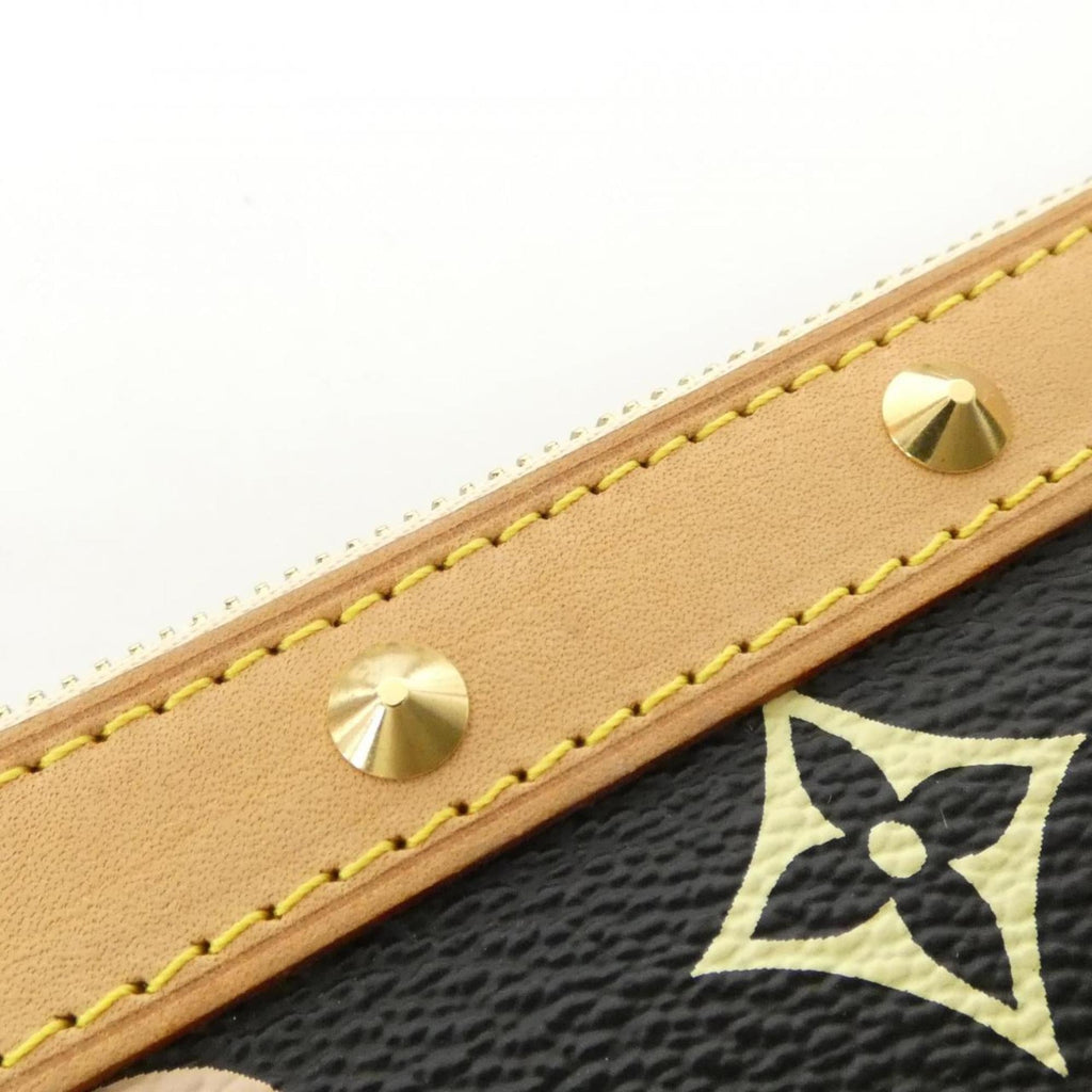 Louis Vuitton Black Multi-Color Coated Canvas Pochette Pouch