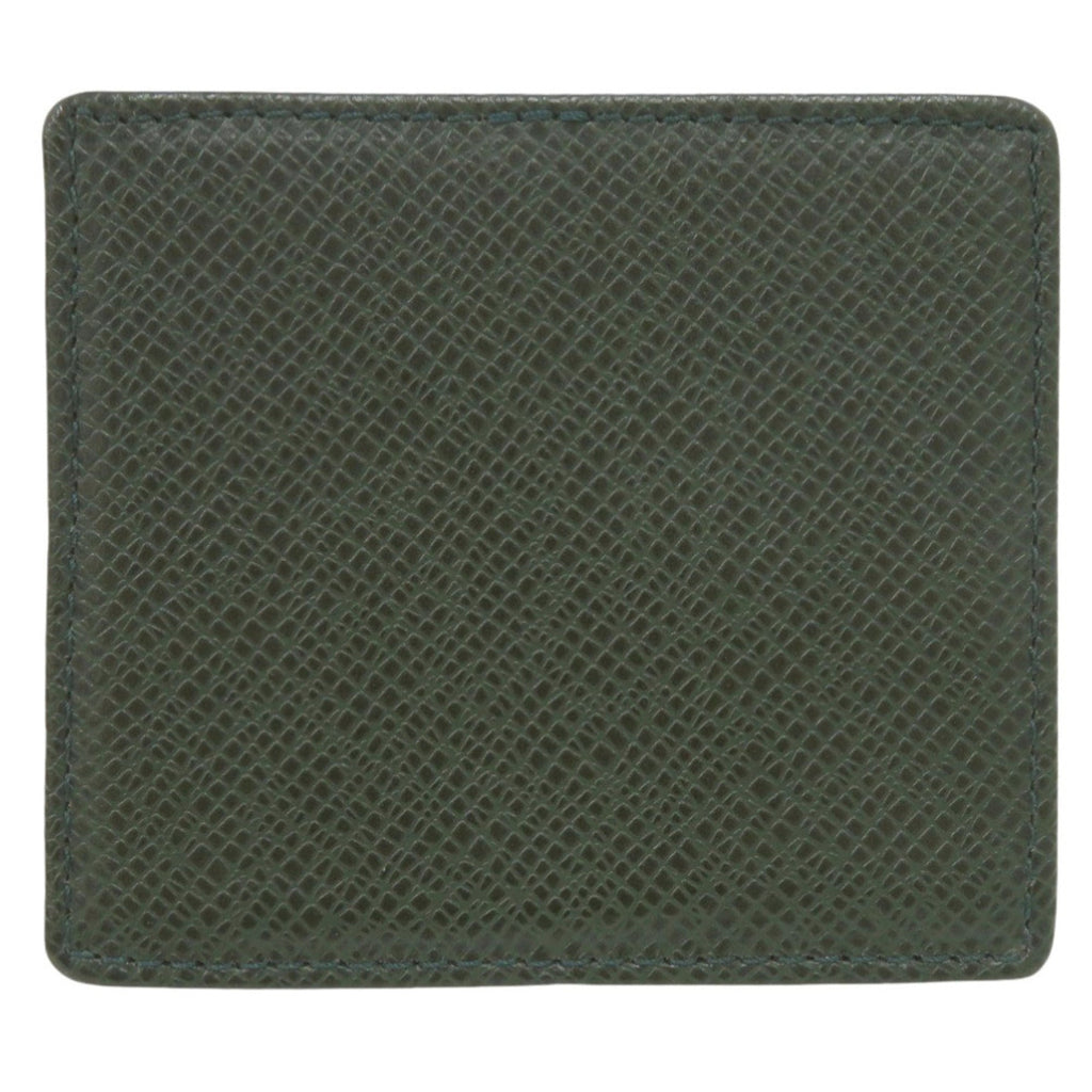 Louis Vuitton Green Taiga Leather Leather Coin Purse/Coin Case
