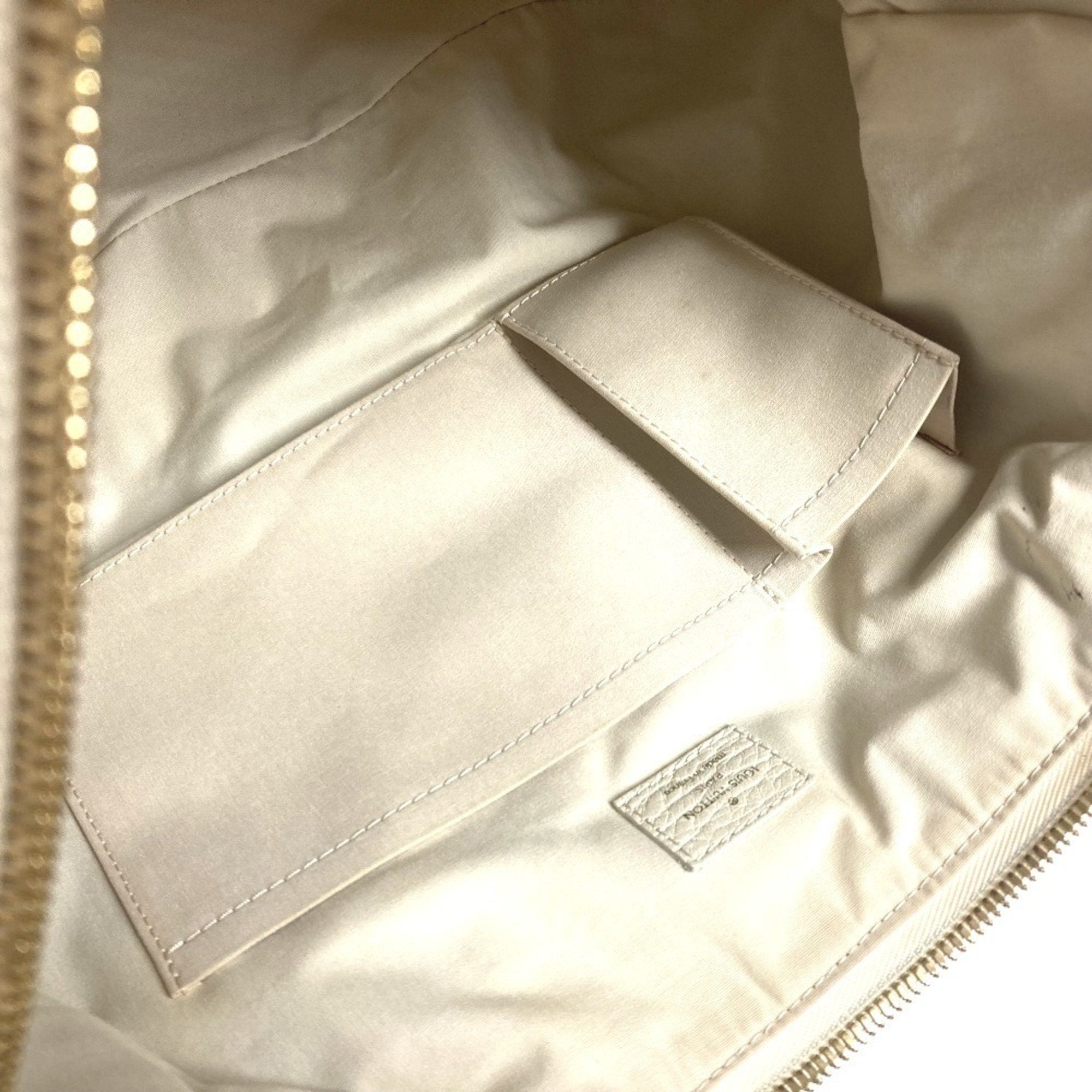 Louis Vuitton Blue White Monogram Mini Handbag Shoulder Bag Tote Bag