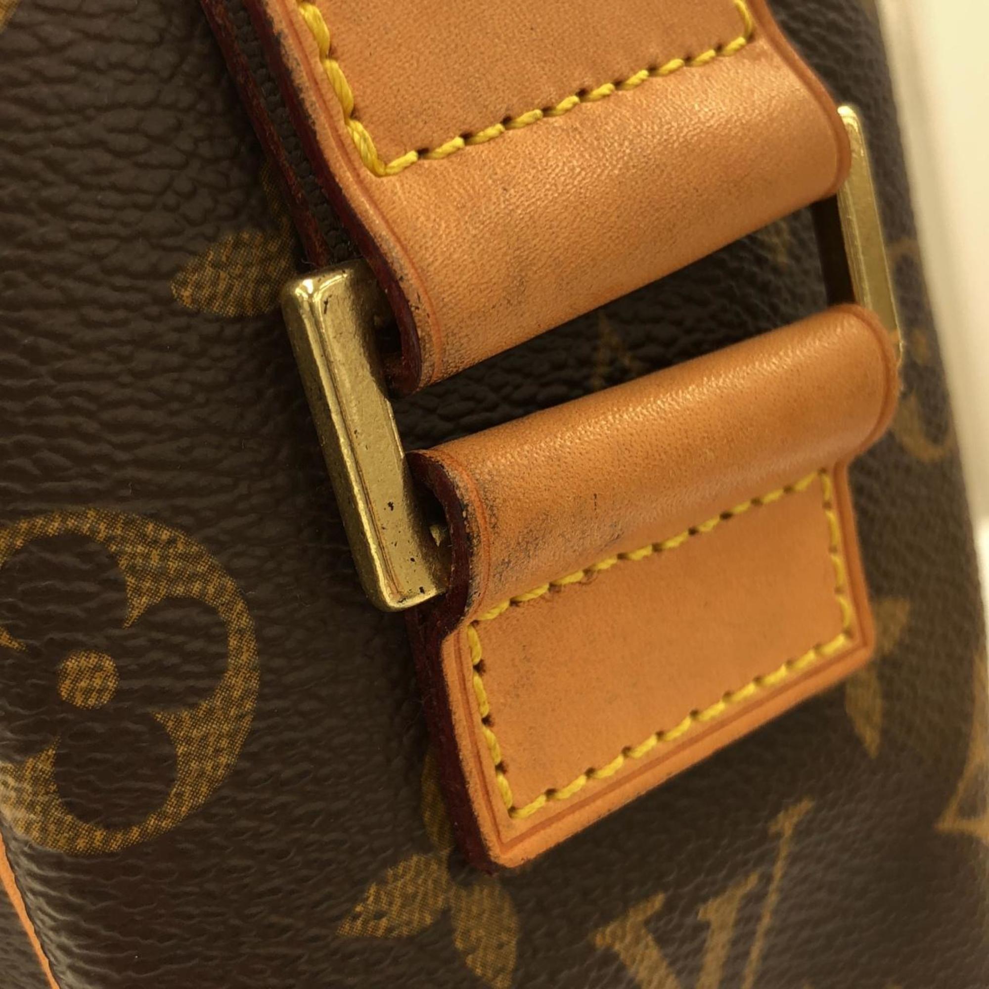 Louis Vuitton Monogram Marron Coated Canvas Shoulder Bag