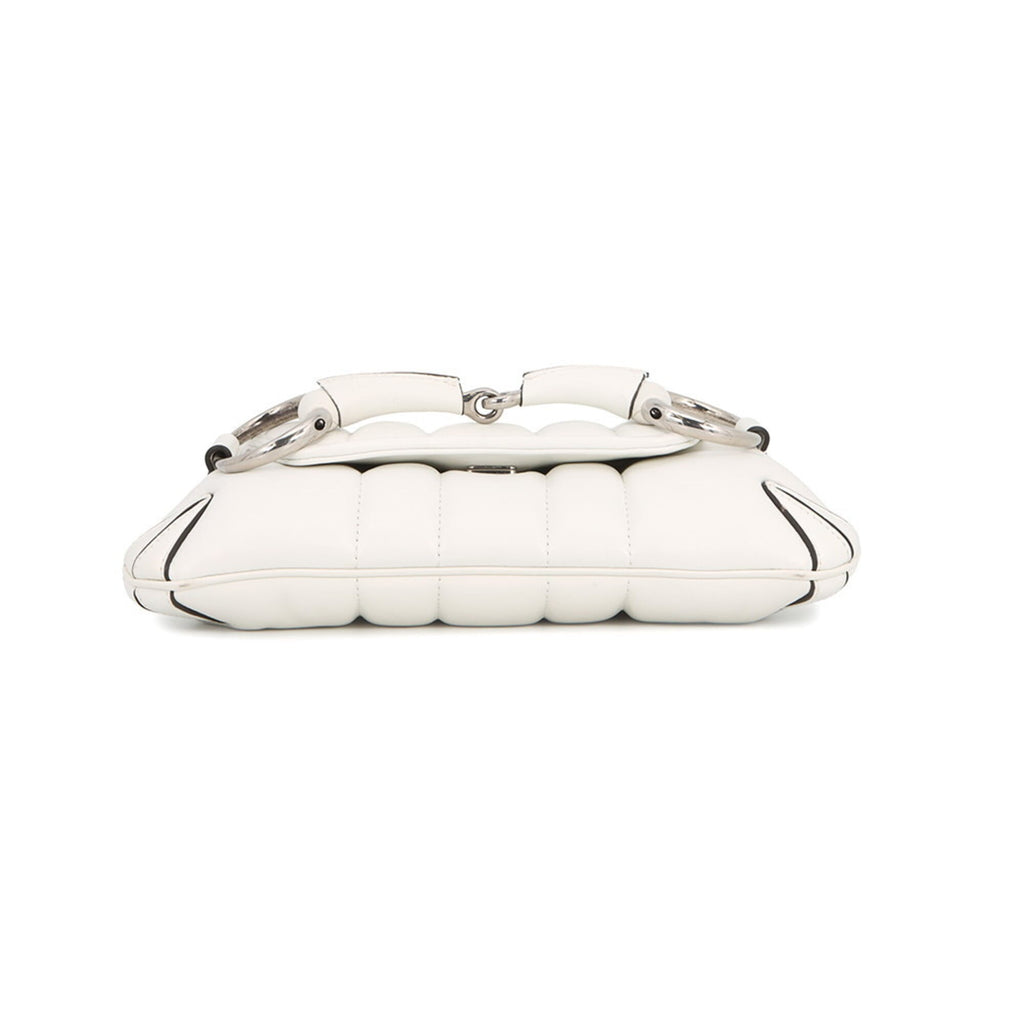 Gucci White Leather Handbag (Pre-Owned)