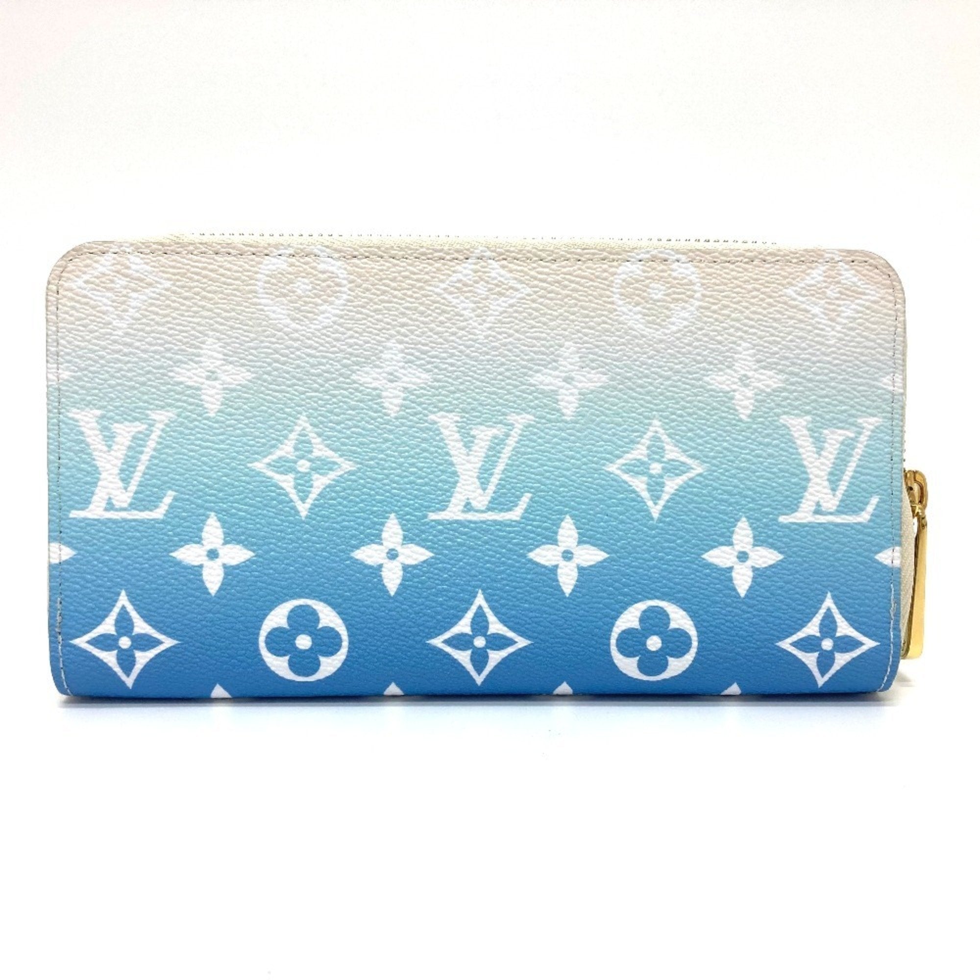 Louis Vuitton Monogram Blue Monogram Long Wallet