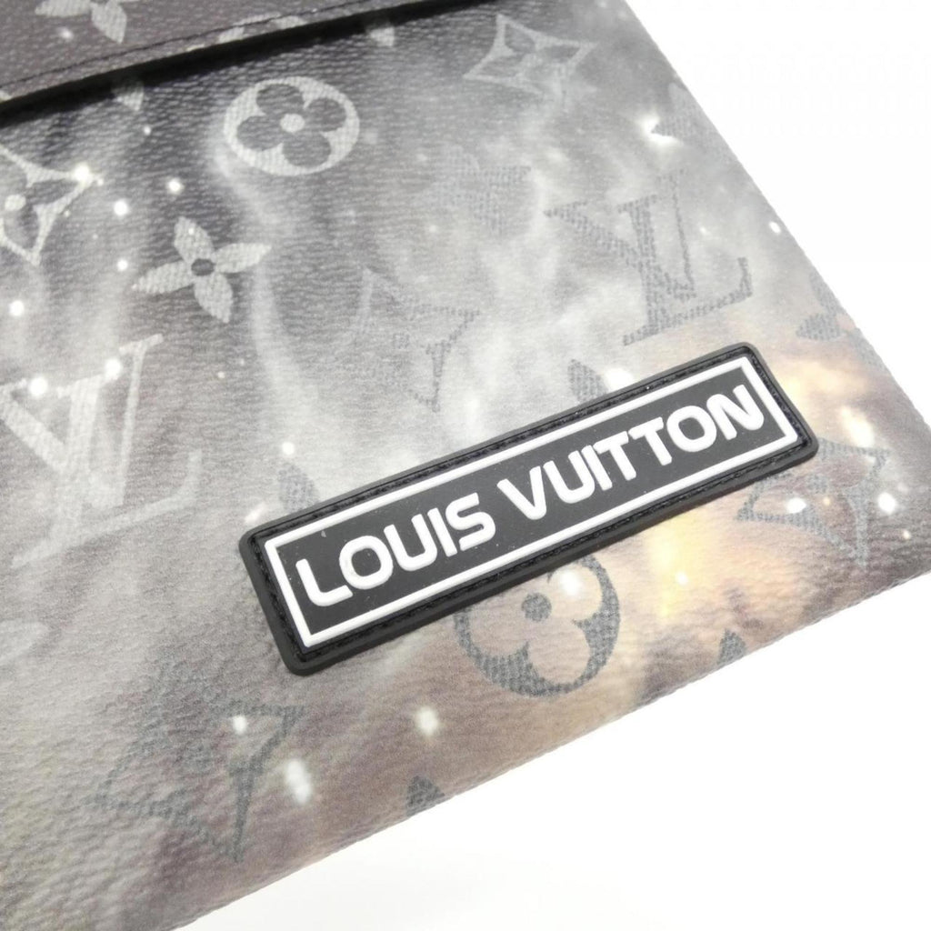 Louis Vuitton Silver Coated Canvas Pouch