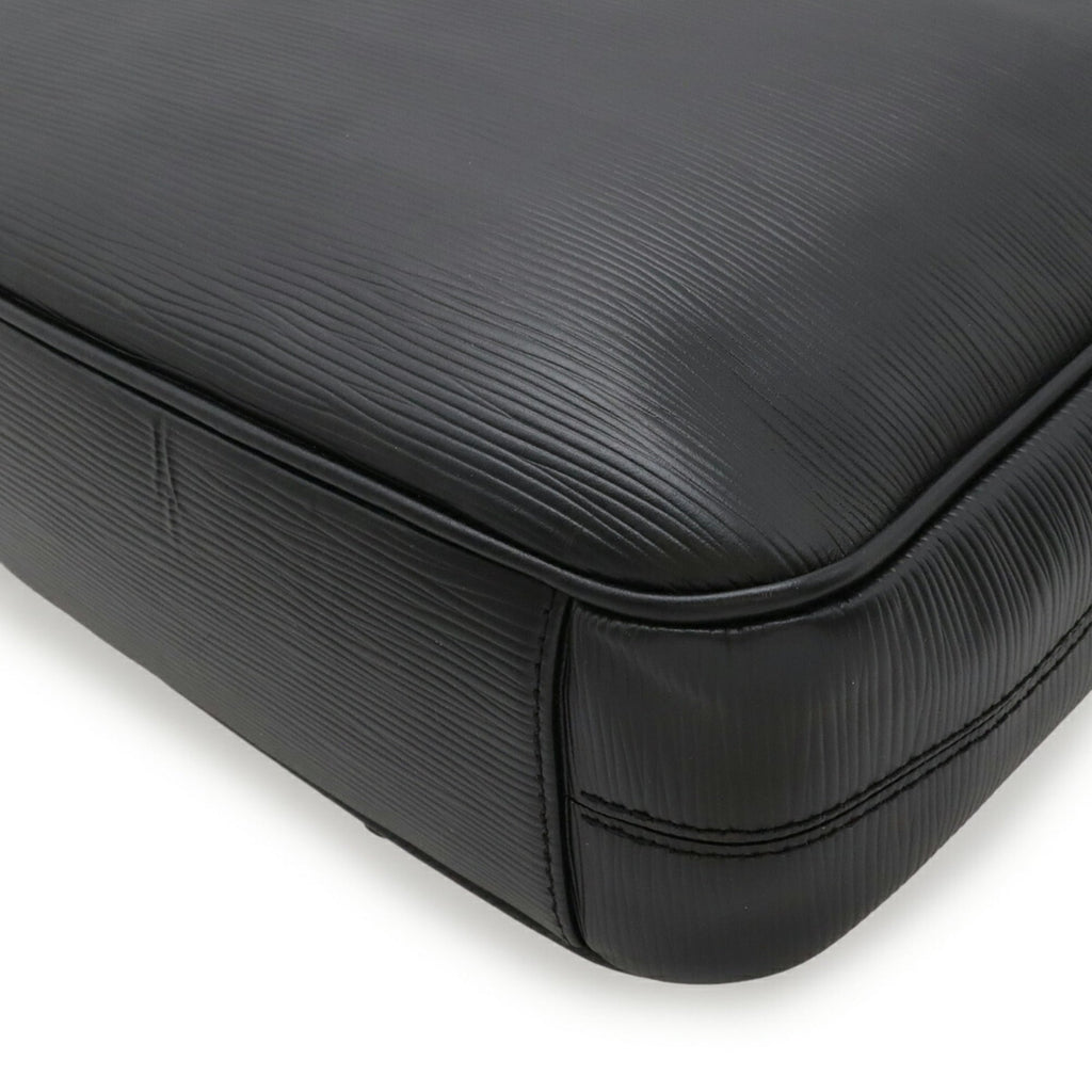 Louis Vuitton Black Noir Epi Leather Shoulder Bag