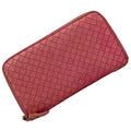 Bottega Veneta Pink Leather Long Wallet (Bi-Fold)