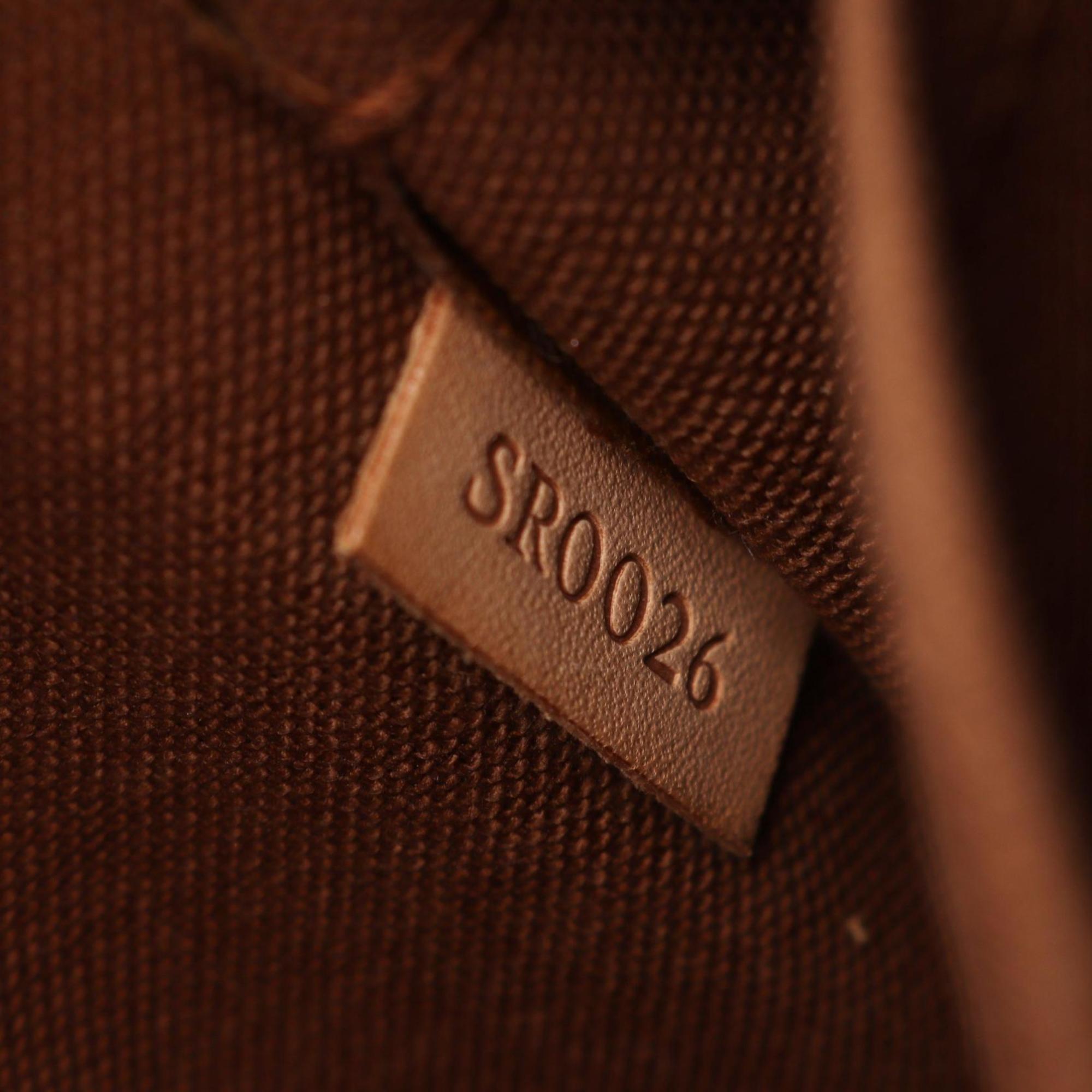 Louis Vuitton Brown Coated Canvas Pvc Monogram Leather Tote Bag
