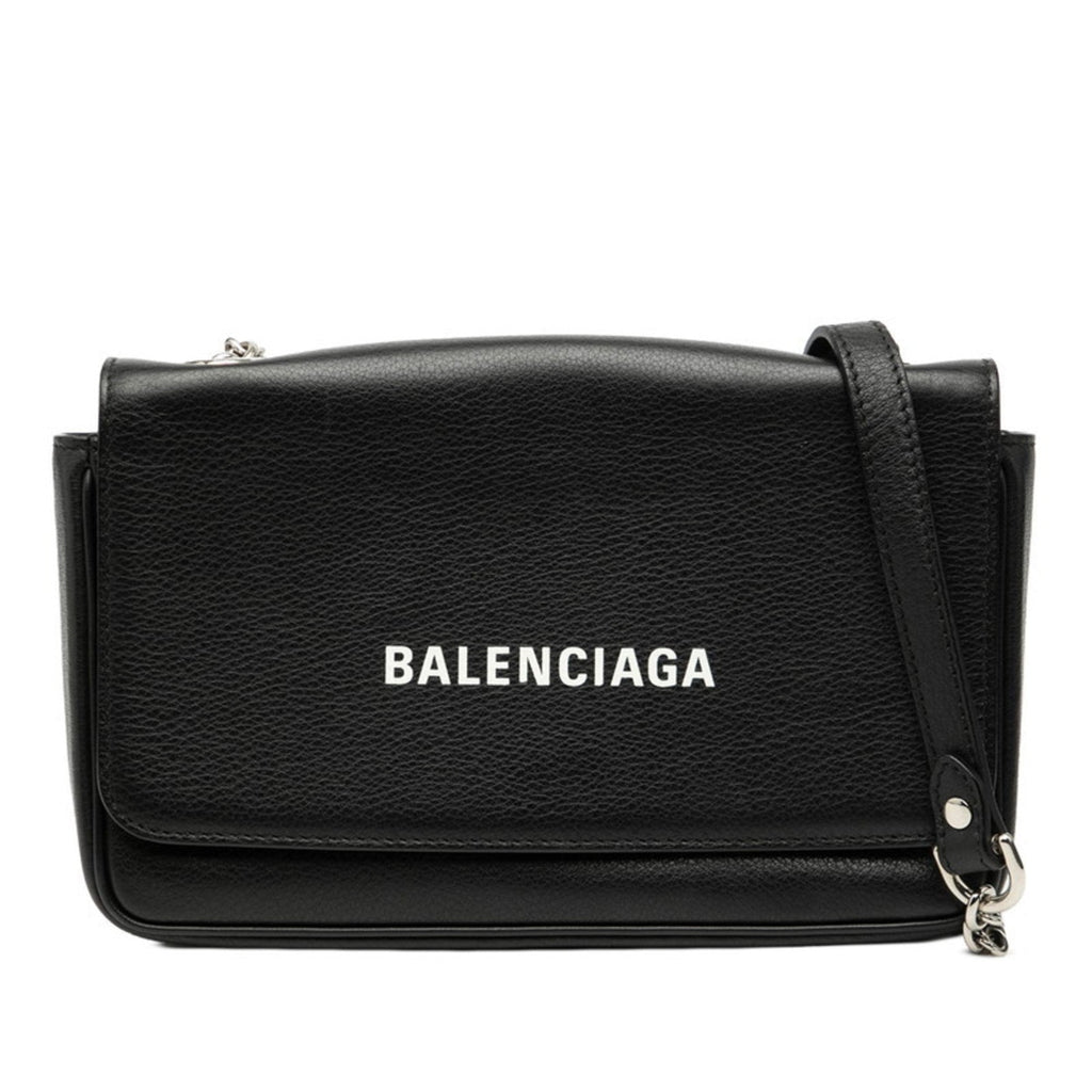 Balenciaga Black Leather Shoulder