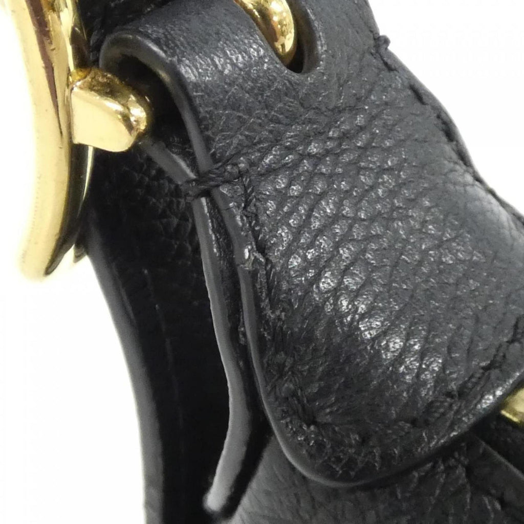 Louis Vuitton Black Leather Shoulder Bag