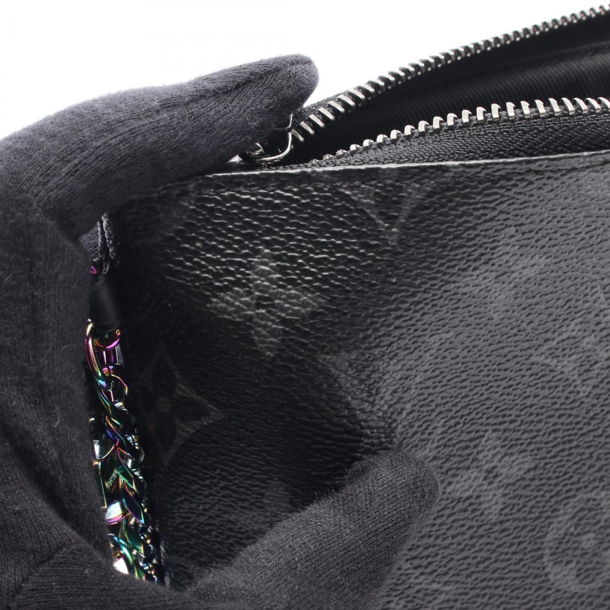 Louis Vuitton Black Monogram Eclipse Pvc Pouch