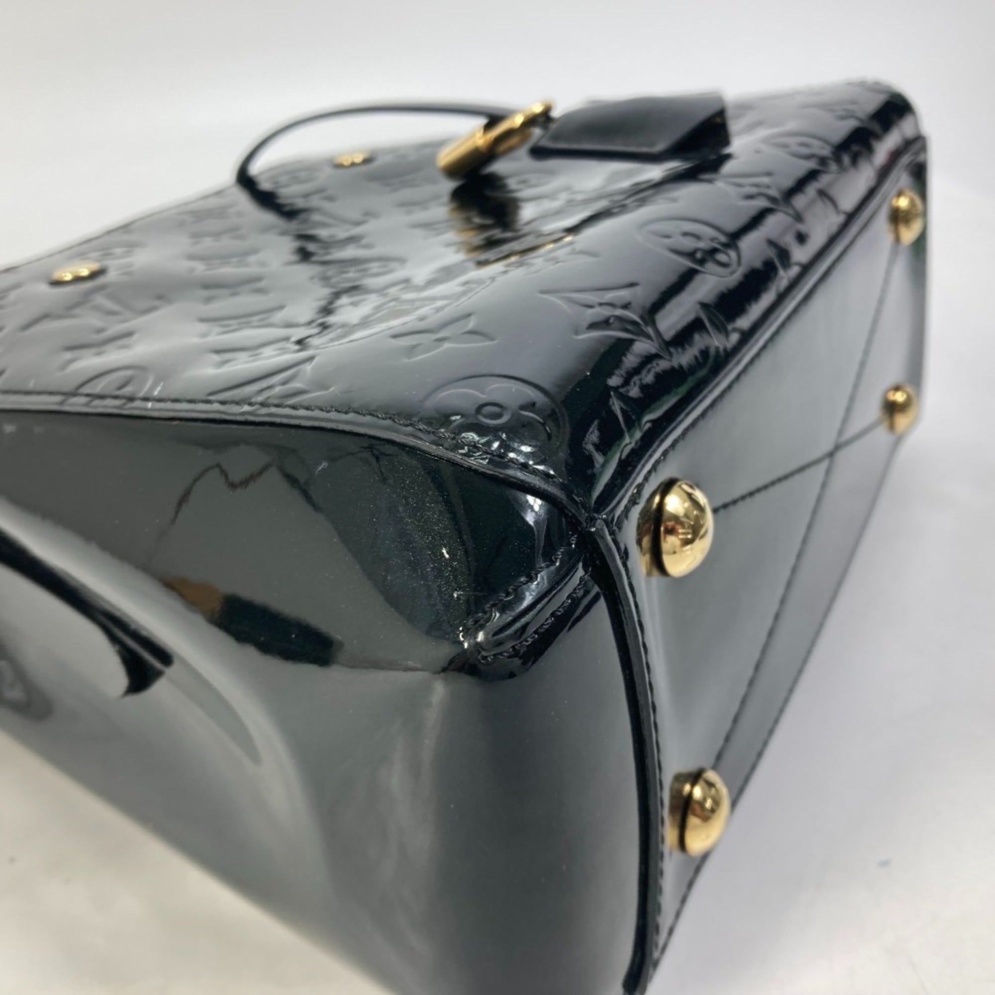 Louis Vuitton Monogram Vernis Black Noir Monogram Vernis Handbag Shoulder Bag