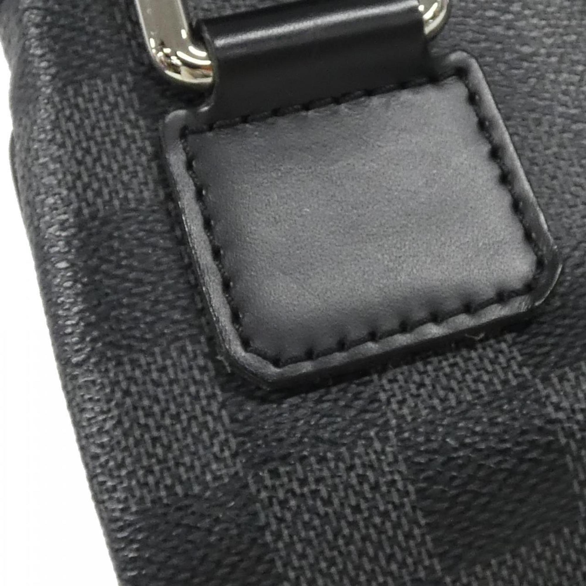 Louis Vuitton Graphite Gray Coated Canvas Shoulder Bag