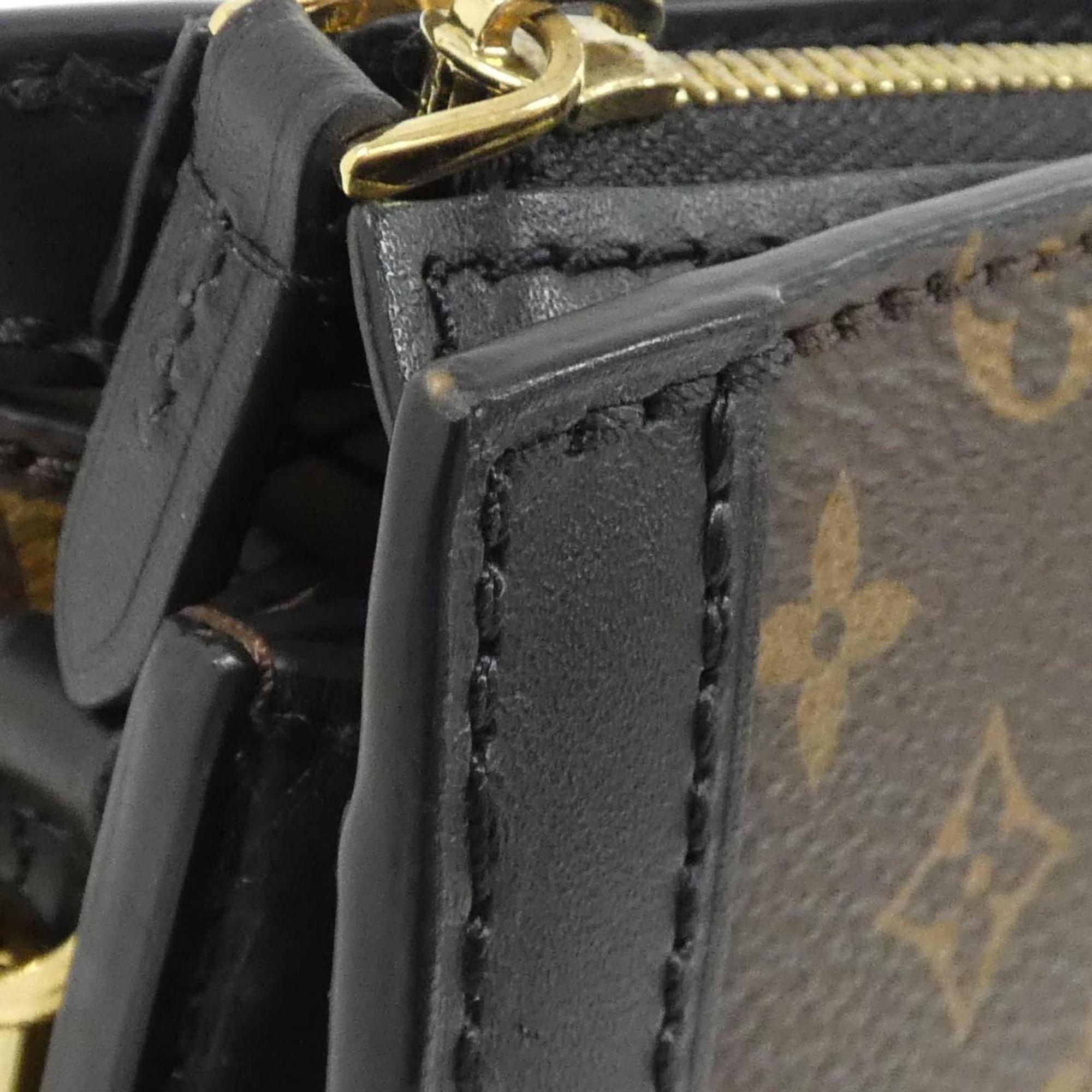 Louis Vuitton Marron Coated Canvas Shoulder Bag
