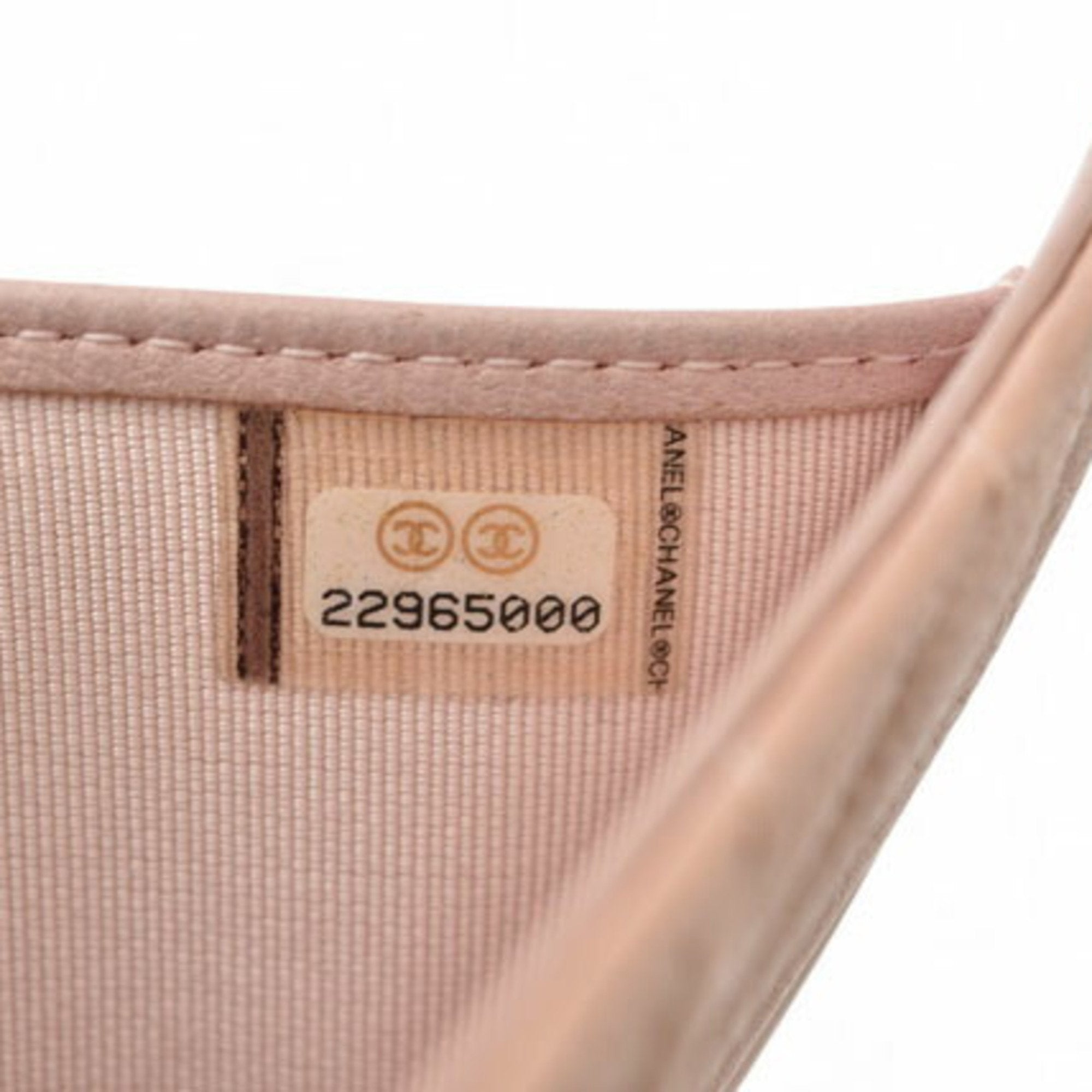 Chanel Baby Pink Leather Wallet (Tri-Fold)