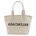Balenciaga White Canvas Tote