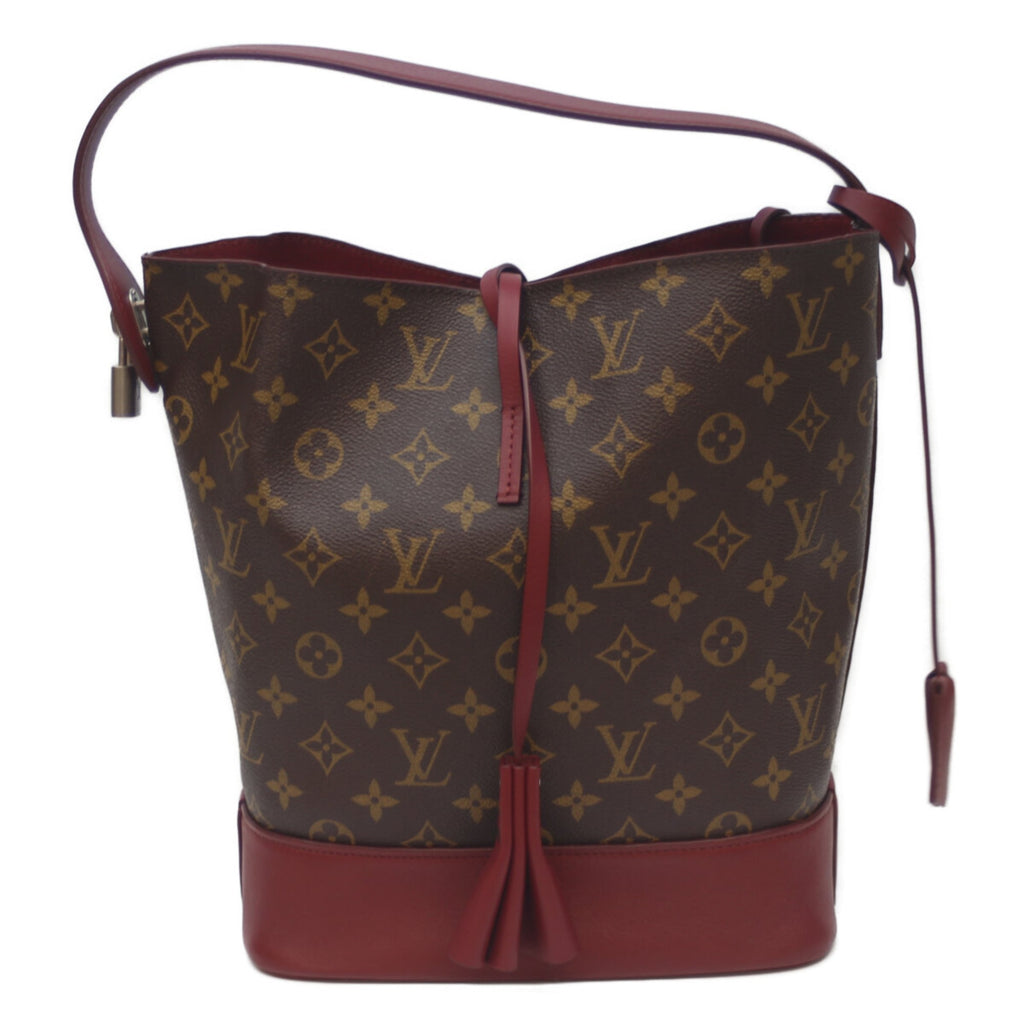 Louis Vuitton Bordeaux Brown Monogram Pouch Shoulder Bag