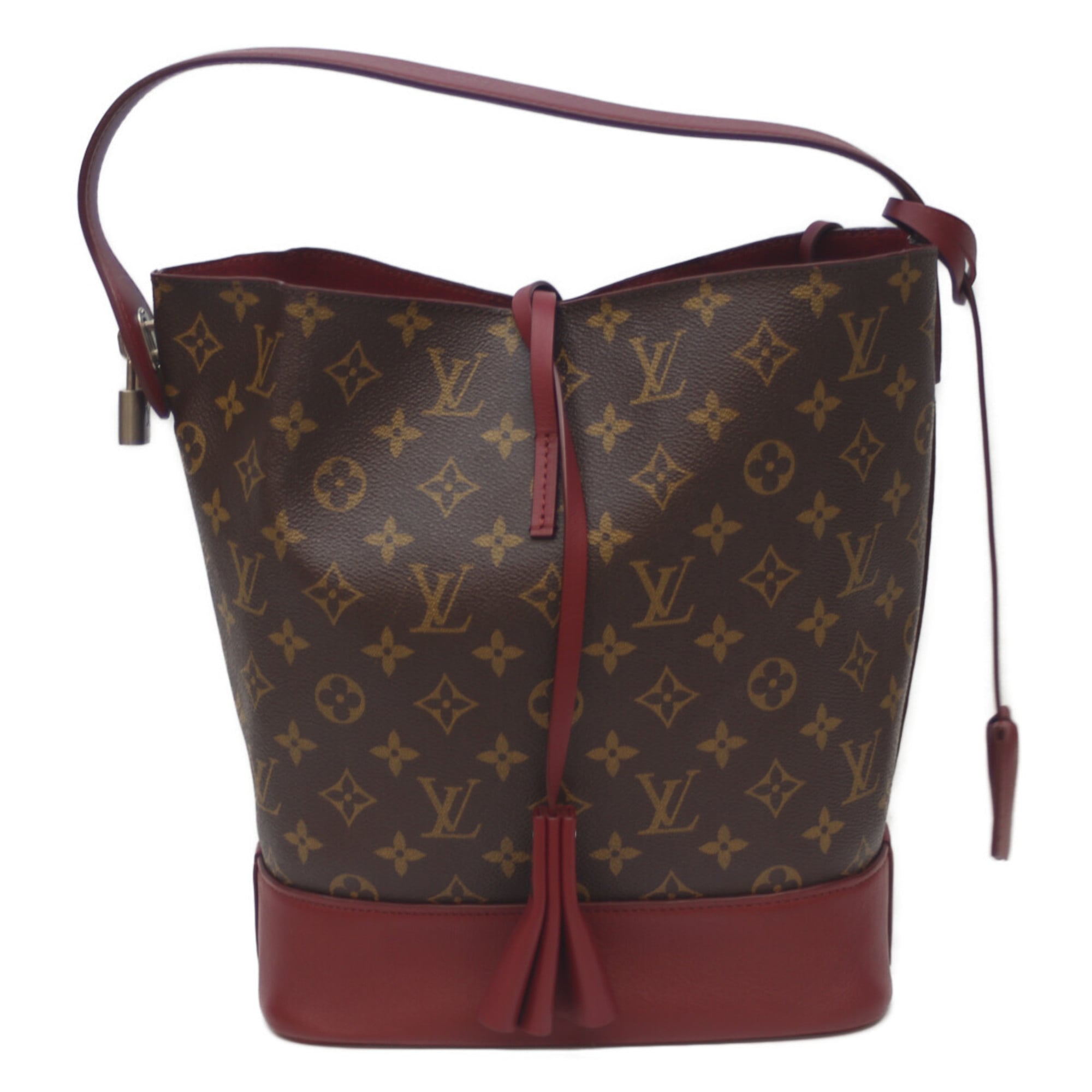 Louis Vuitton Bordeaux Brown Monogram Pouch Shoulder Bag