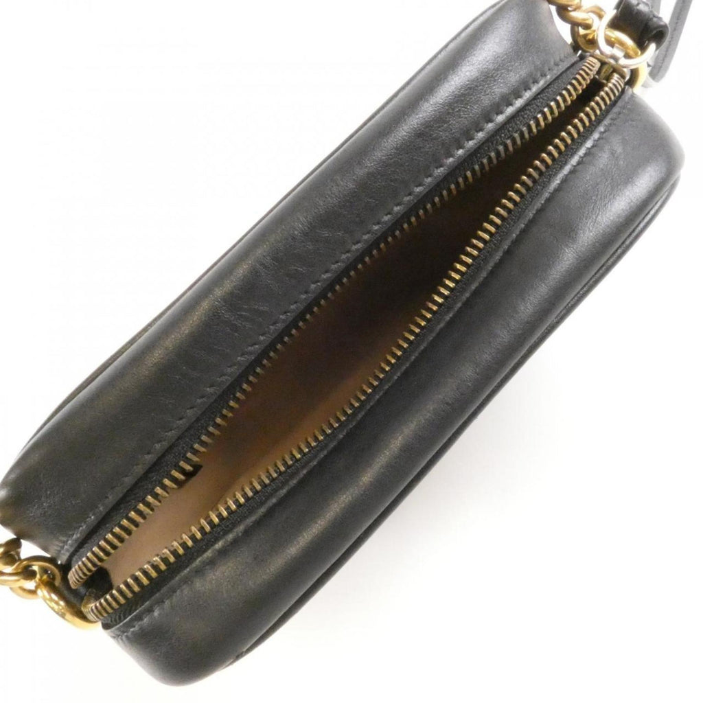 Gucci Gg Marmont Black Quilting Shoulder Bag (Pre-Owned)