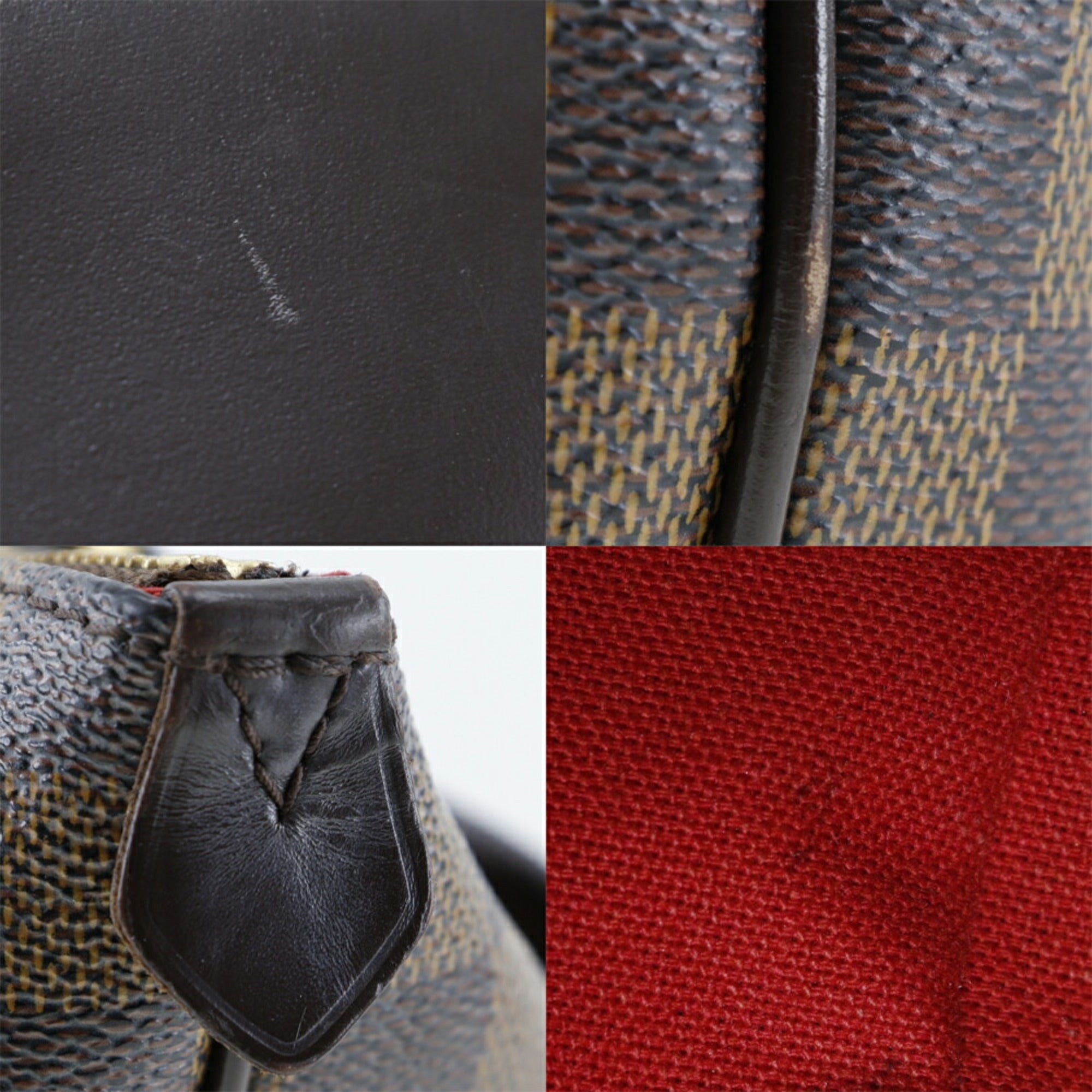Louis Vuitton Damier Brown Damier Canvas Shoulder Bag