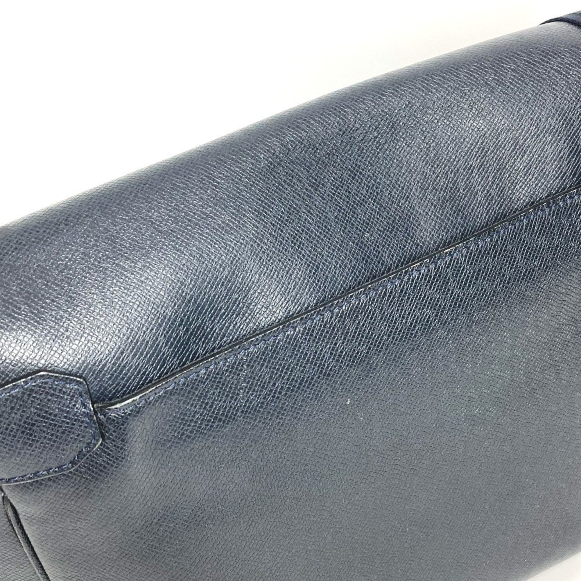 Louis Vuitton Boreal Galle Navy Taiga Leather Messenger Bag Shoulder Bag