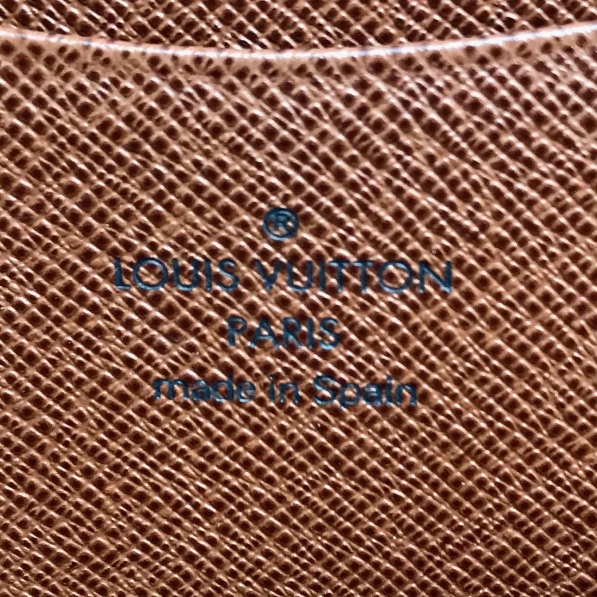 Louis Vuitton Brown Monogram Long Wallet