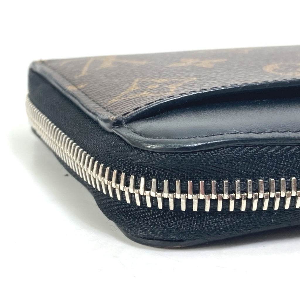 Louis Vuitton Monogram Macassar Black Brown Monogram Long Wallet