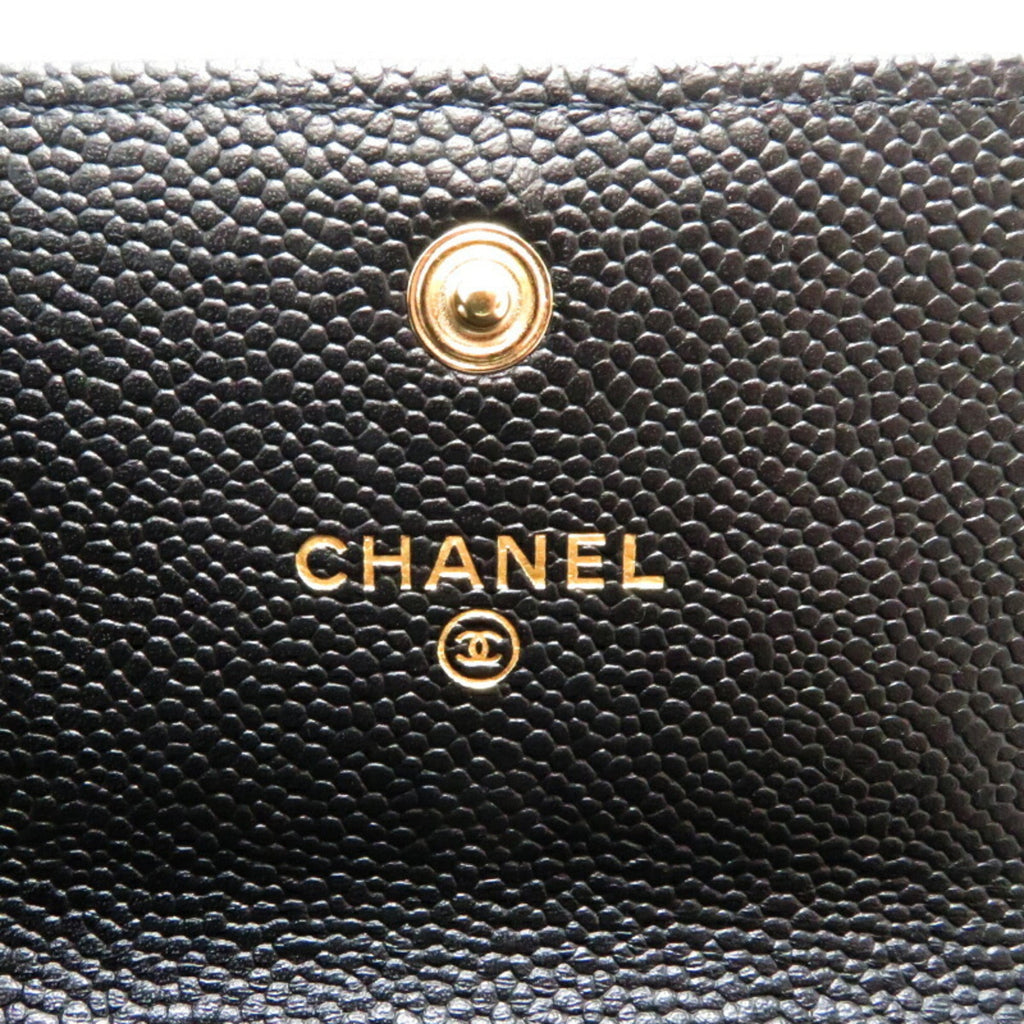 Chanel Boy Chanel Black Caviar Leather Shoulder Bag