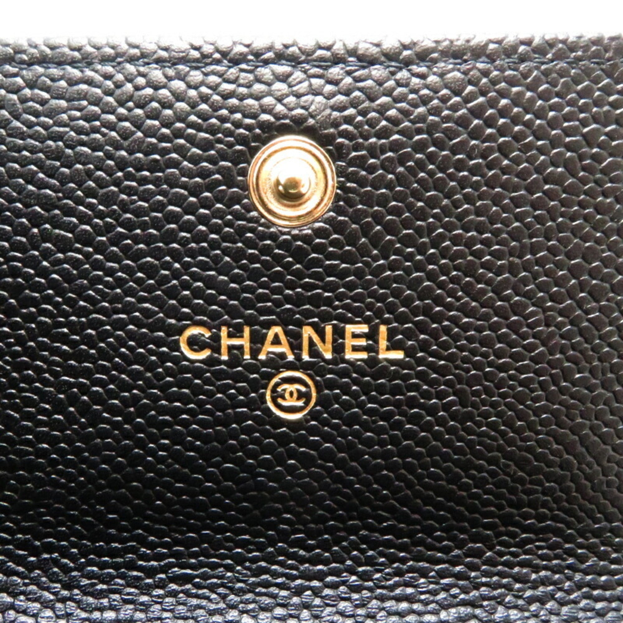 Chanel Boy Chanel Black Caviar Leather Shoulder Bag