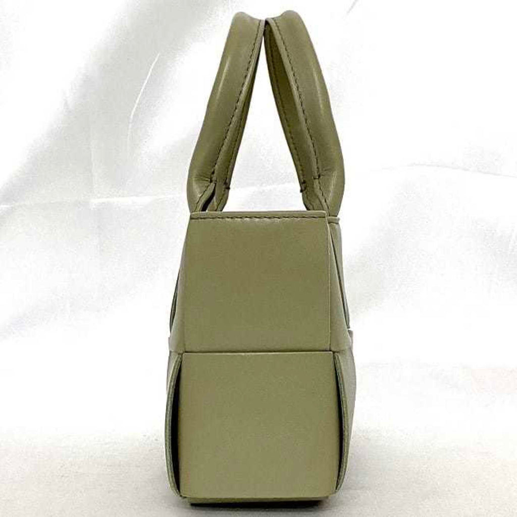 Bottega Veneta Light Green Leather Handbag Shoulder Bag