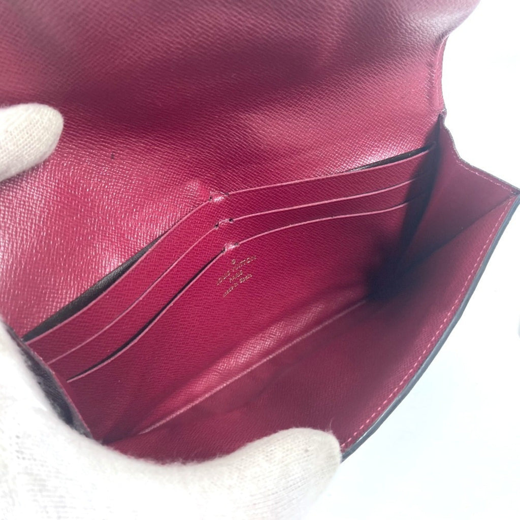 Louis Vuitton Monogram Brown Pink Monogram Long Wallet