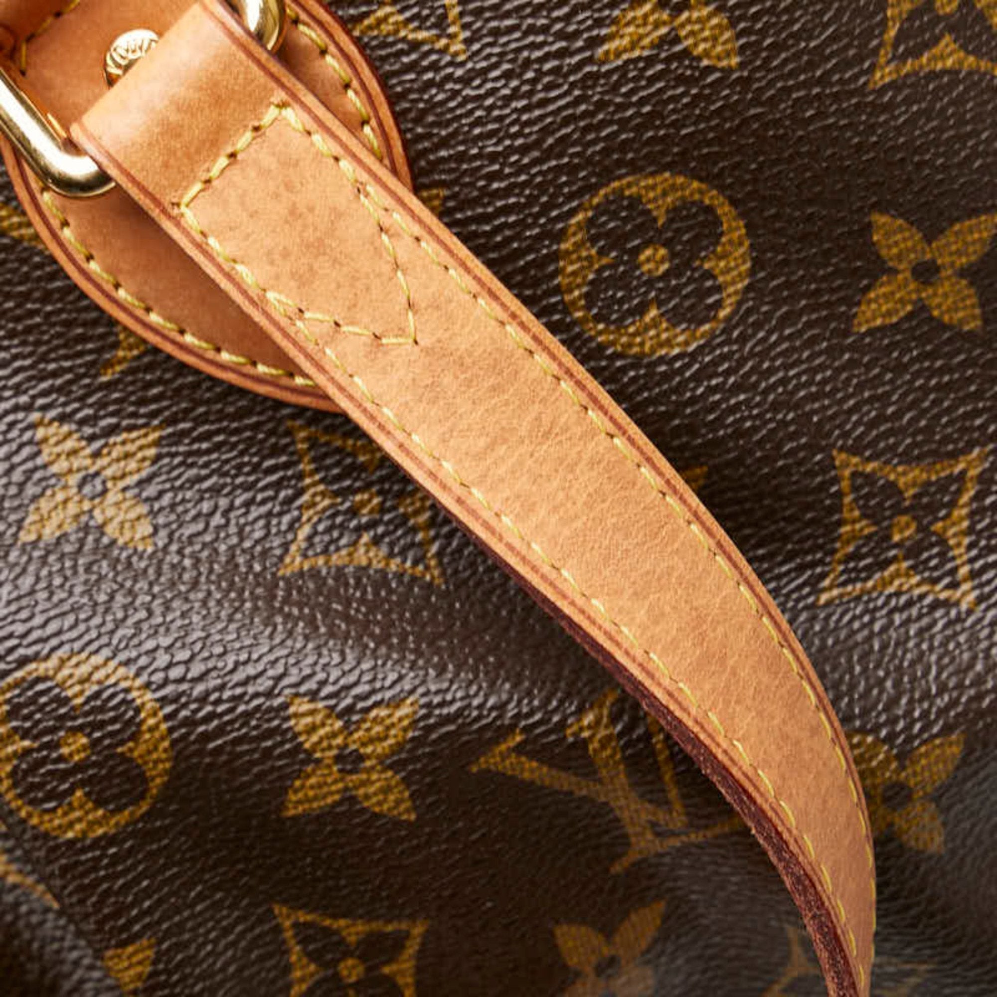 Louis Vuitton Brown Pvc Leather Handbag Shoulder Bag