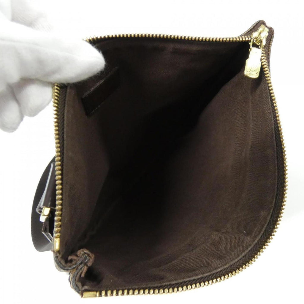 Louis Vuitton Brown Coated Canvas Pochette Shoulder Bag