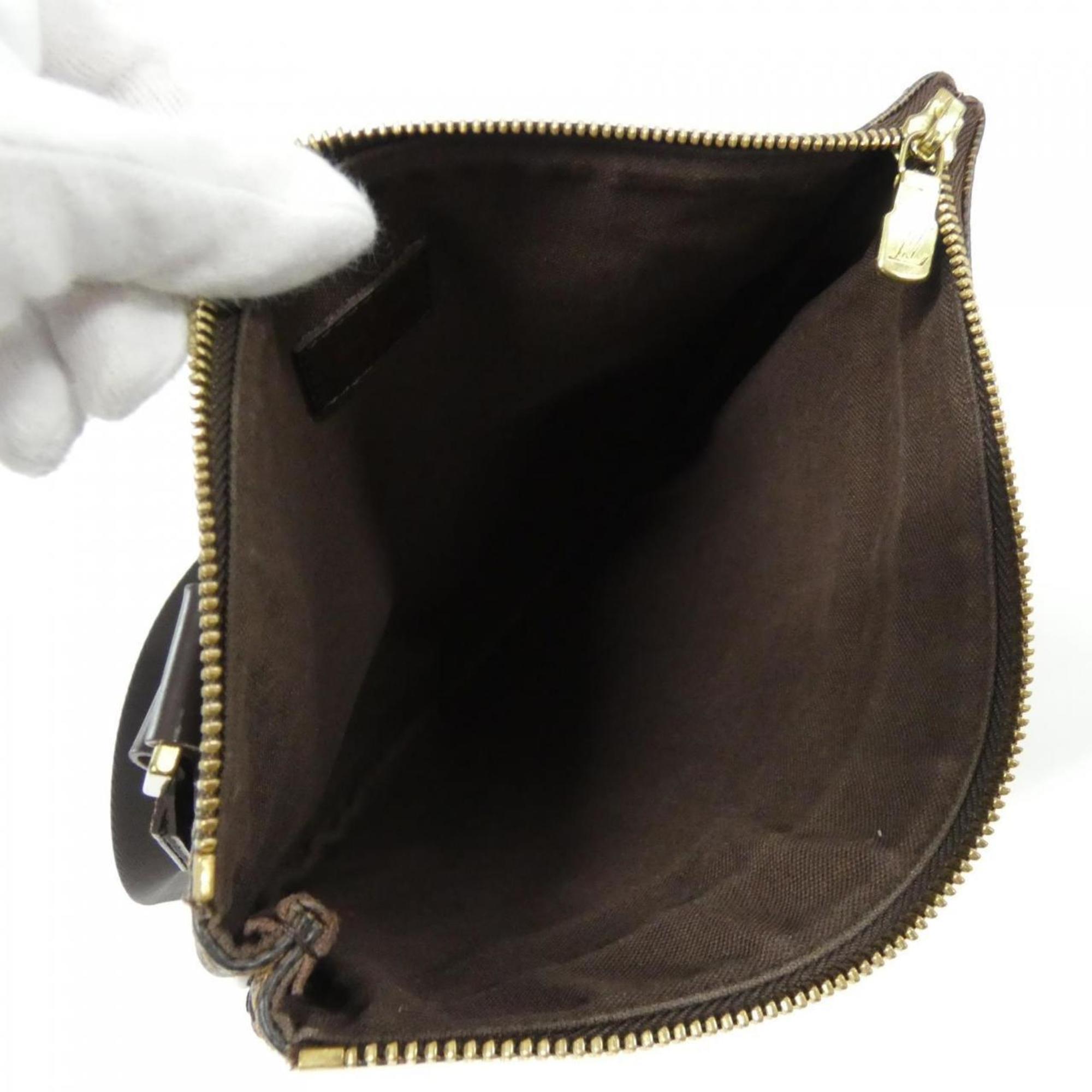 Louis Vuitton Brown Coated Canvas Pochette Shoulder Bag