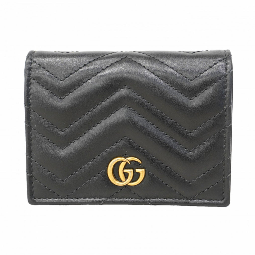 Gucci Black Leather Wallet (Bi-Fold) (Pre-Owned)