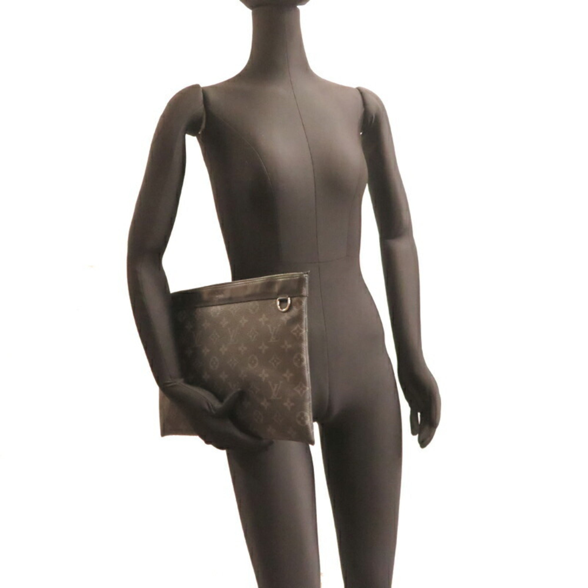 Louis Vuitton Black Monogram Eclipse Monogram Eclipse Clutch Bag