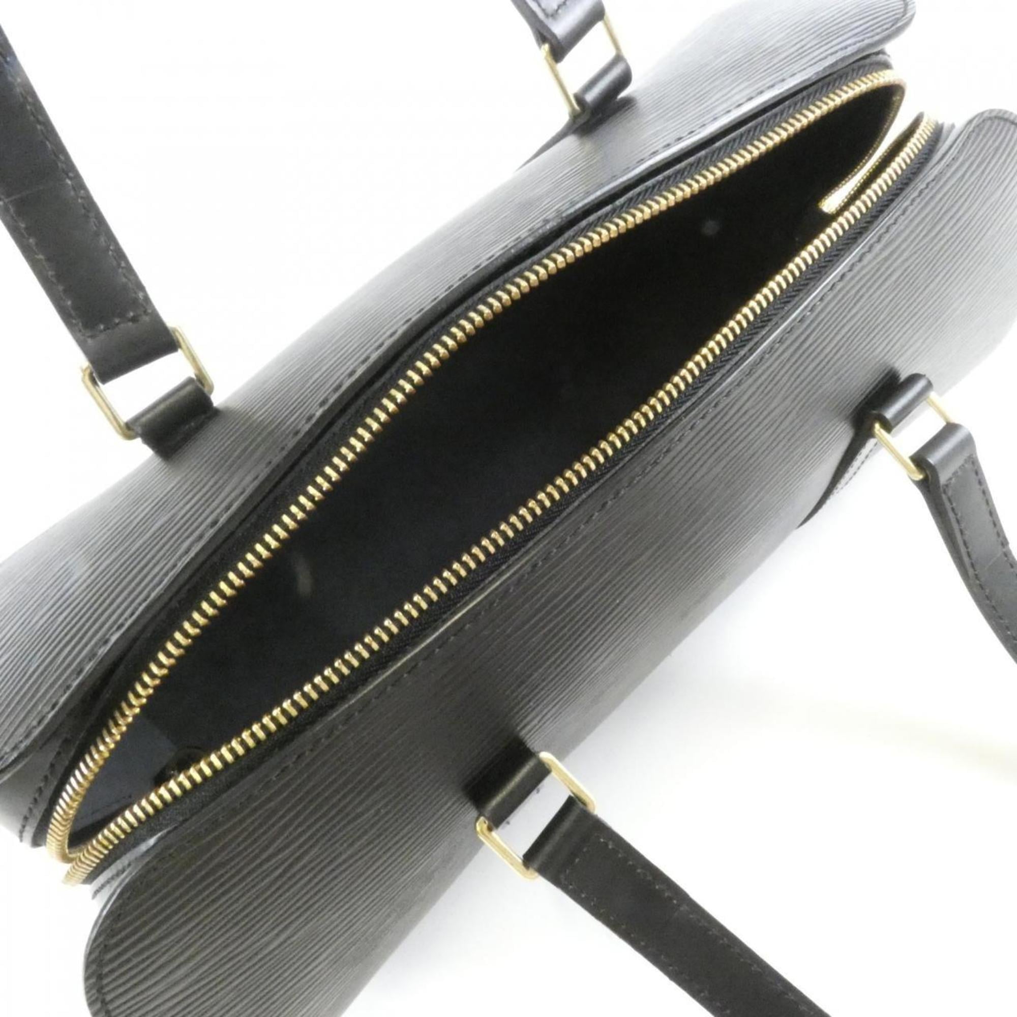 Louis Vuitton Black Leather Handbag