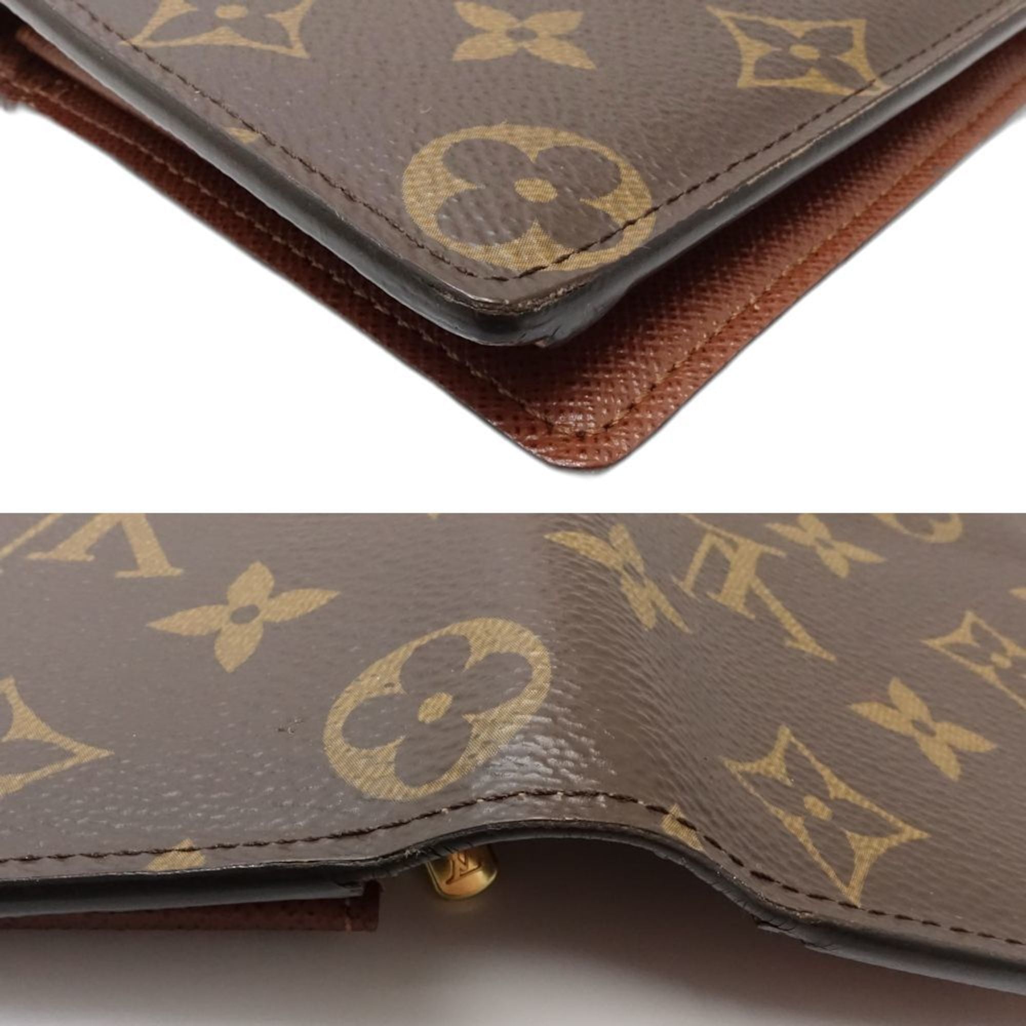 Louis Vuitton Brown Monogram Monogram Long Wallet